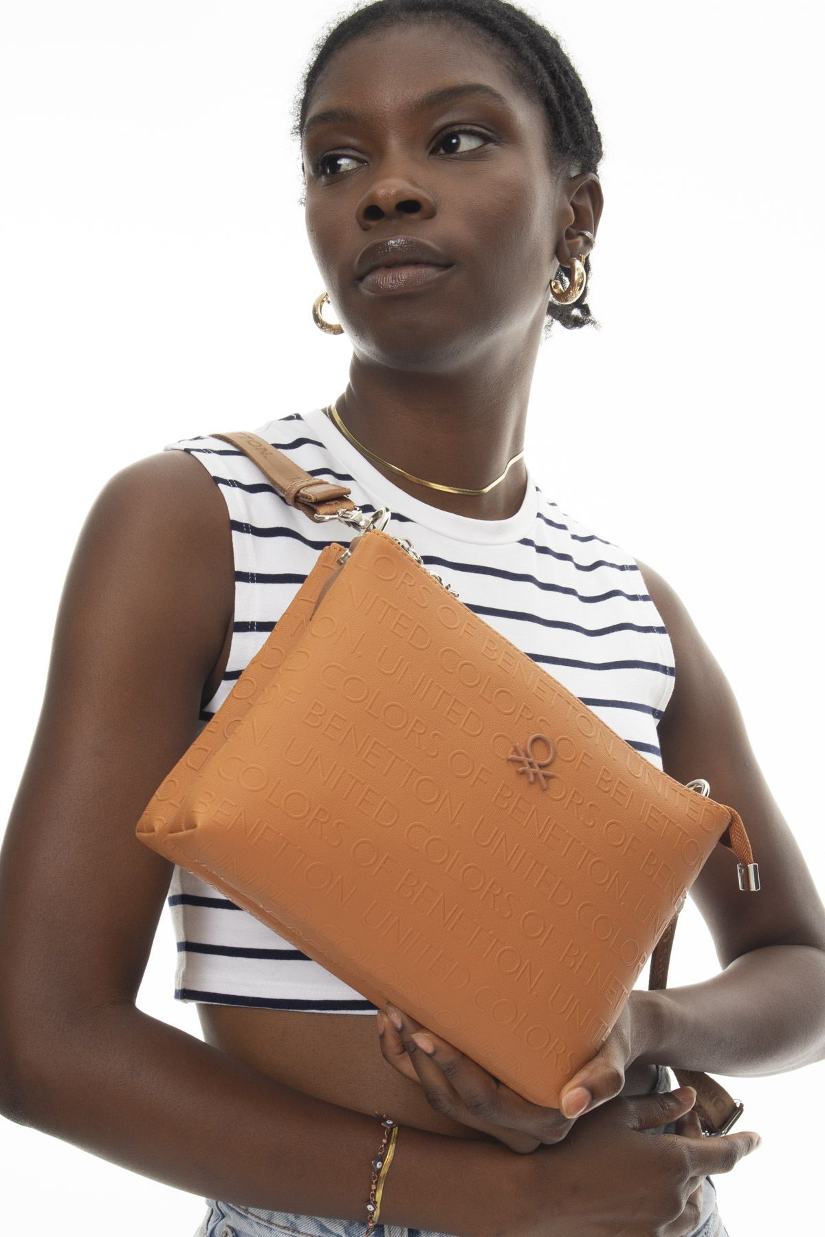 United Colors of Benetton Shoulder Bag Brown