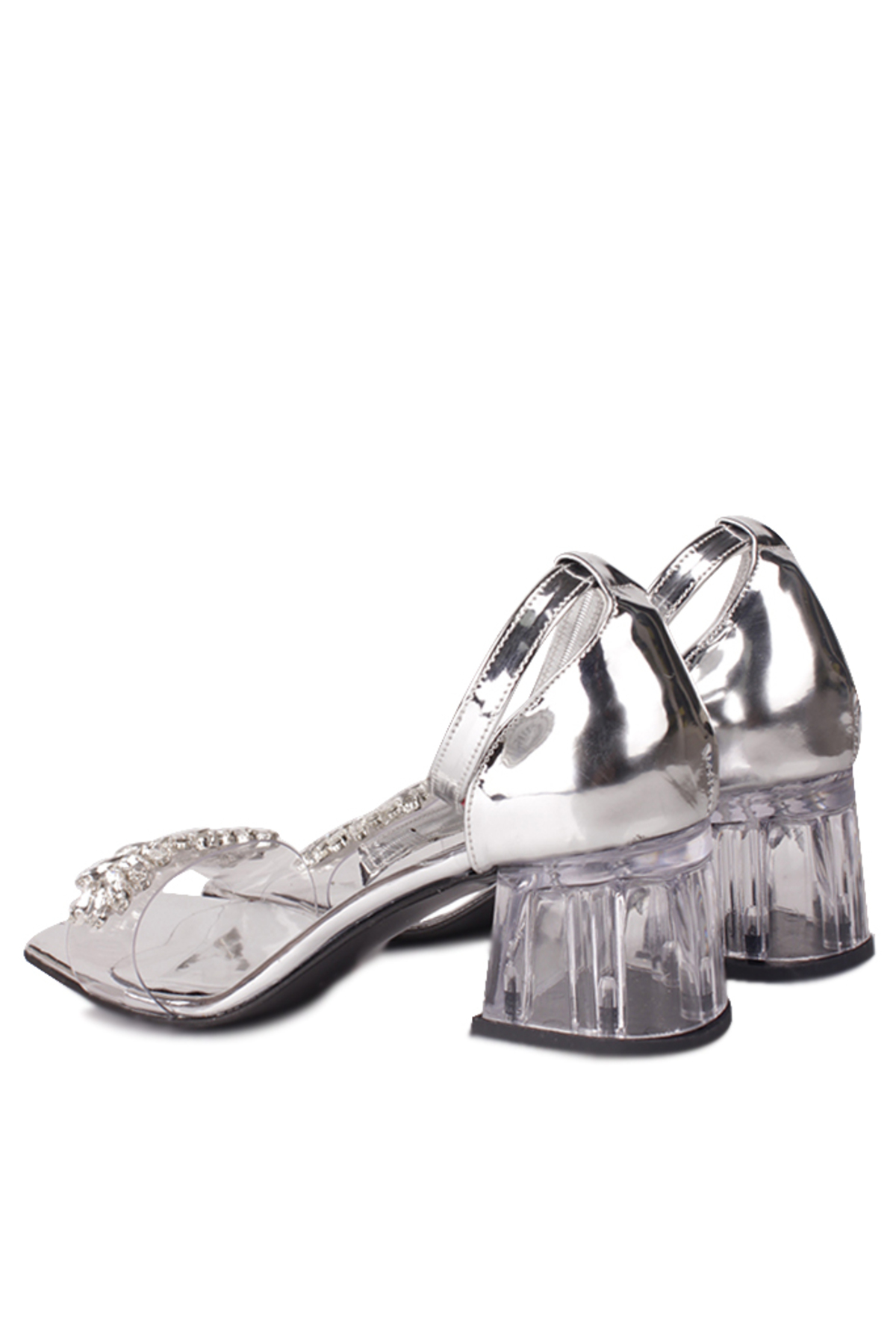 صندل زنانه نقره اي Fitbas | MR_111273_771 اورجینال - تصویر 3