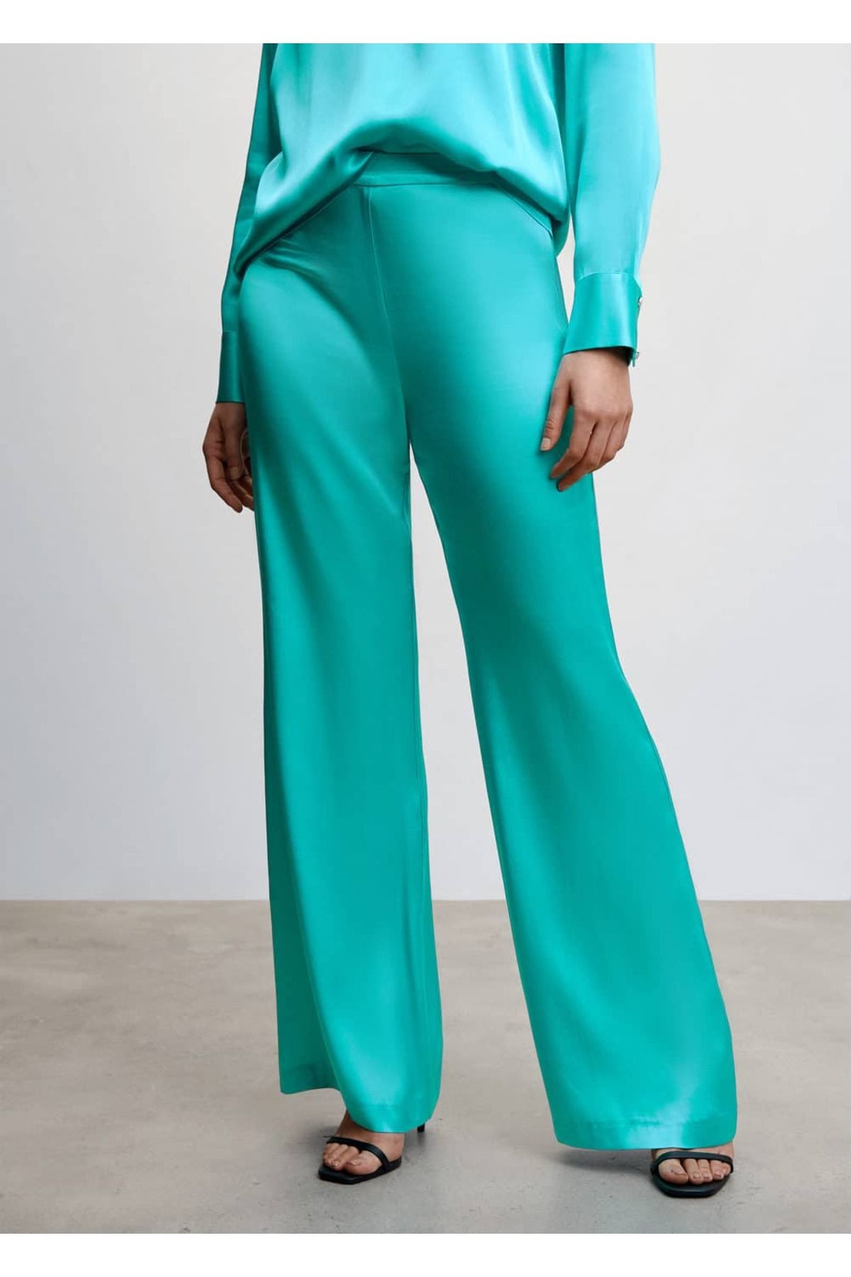 MANGO Saten Palazzo Pantolon Fiyat Yorumlar Trendyol