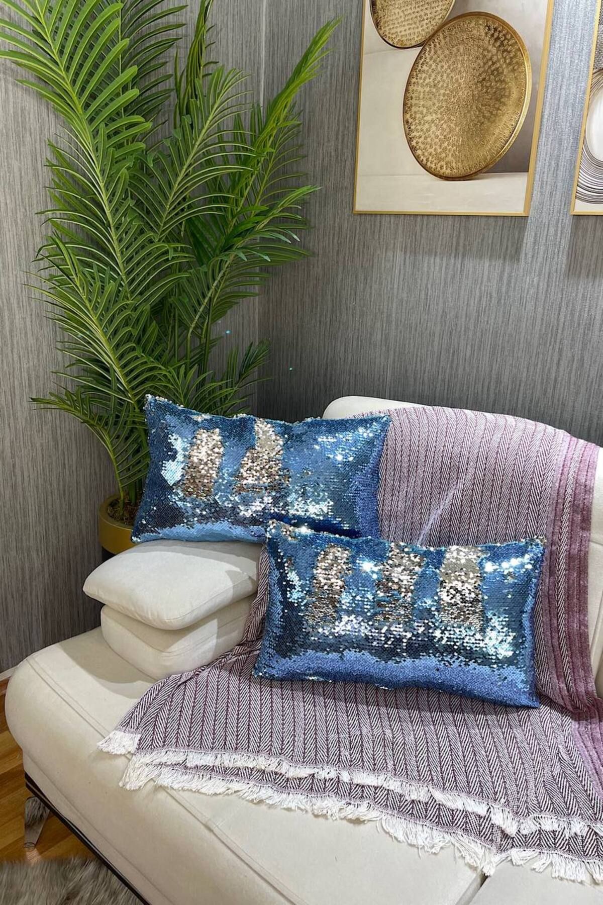 Indigo pillow cheap cases