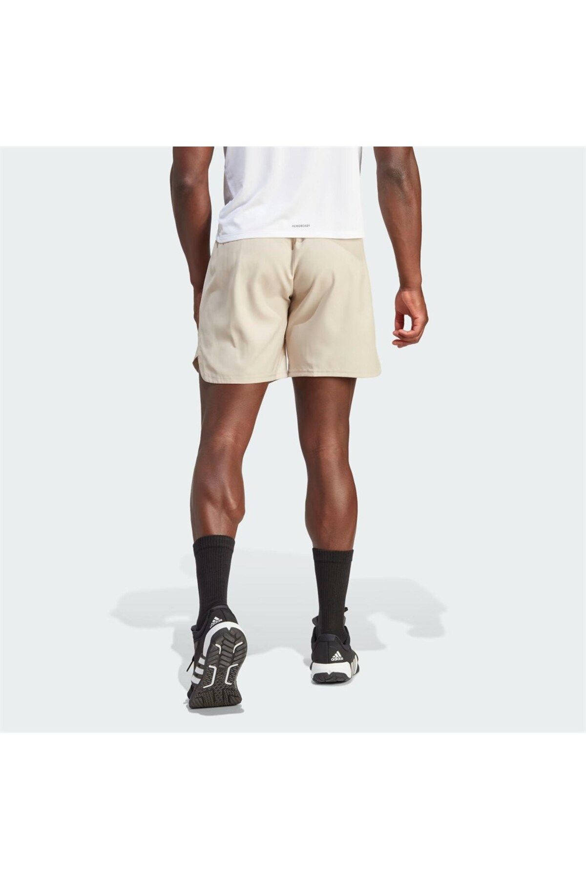 adidas Sports Shorts Beige Normal Waist Trendyol