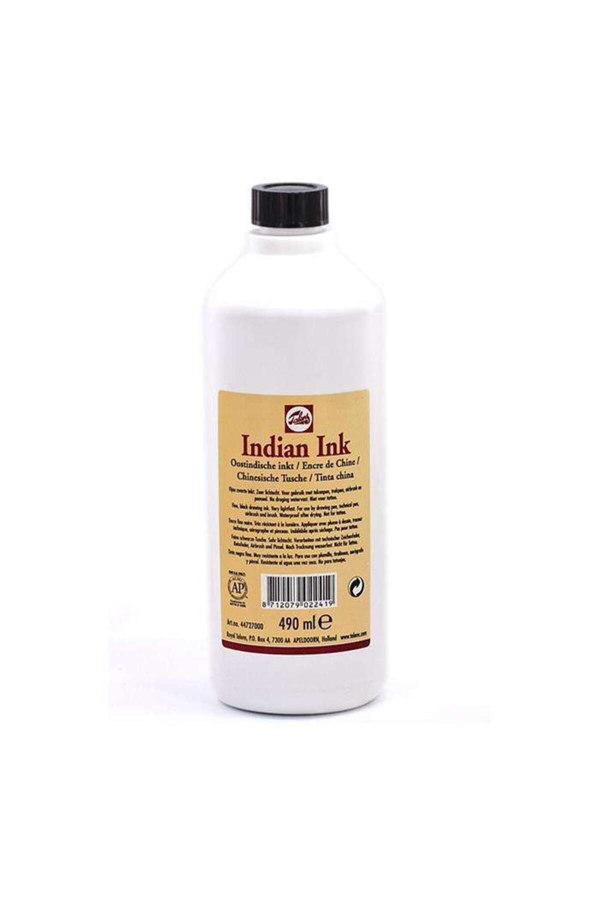 Talens Indian Ink Siyah Çini Mürekkebi 490ml 3598