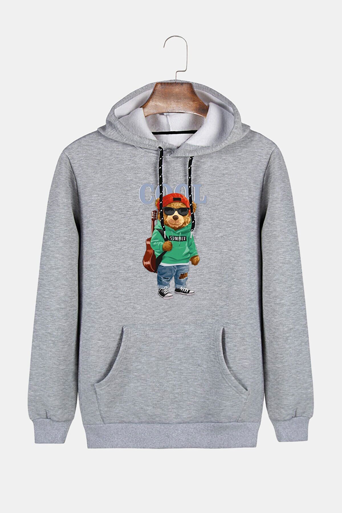 Teddy bear sweatshirt clearance mens