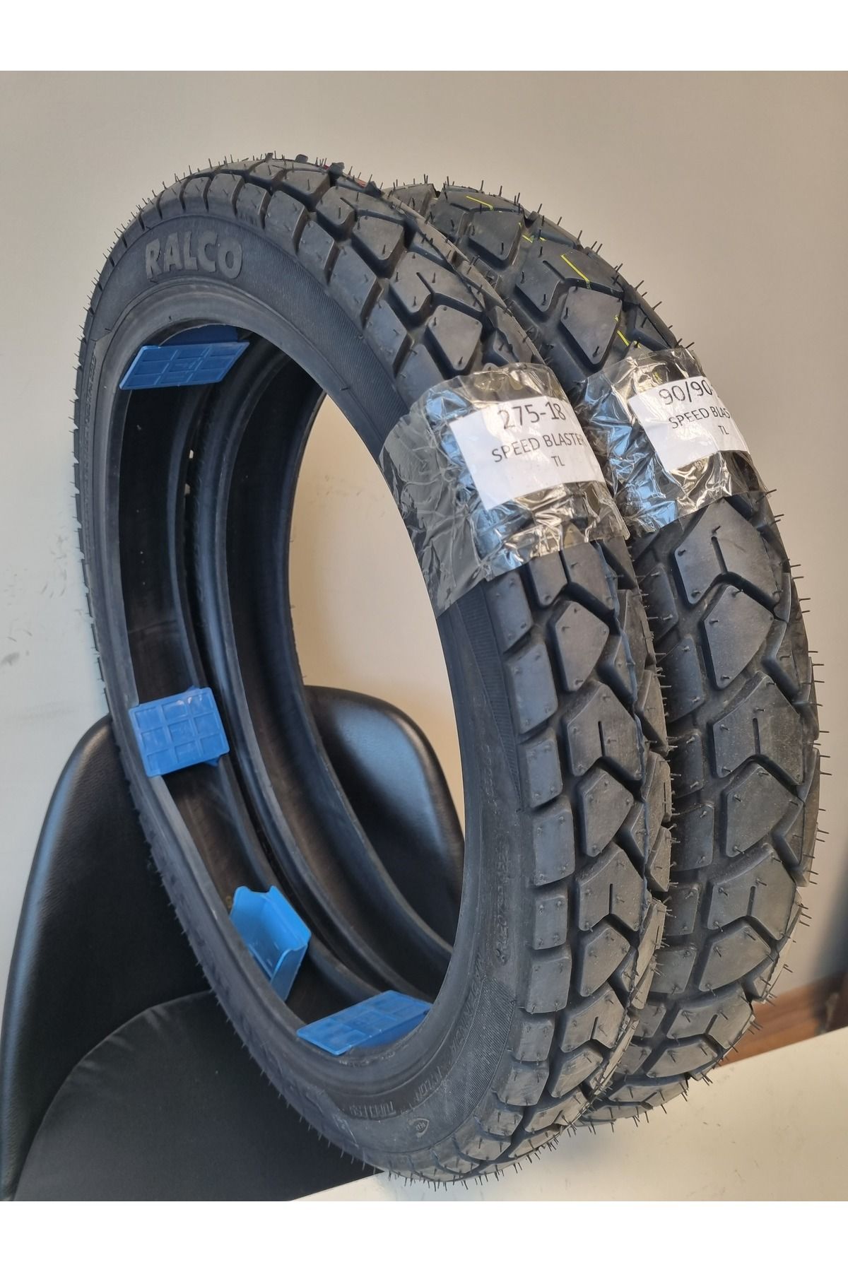 RALCO TYRES HONDA CBF 150 / CB 125E ÖN/ARKA SET 275-18 VE 90/90-18 DUBLEKS LASTİK SPEEDBLASTERSET