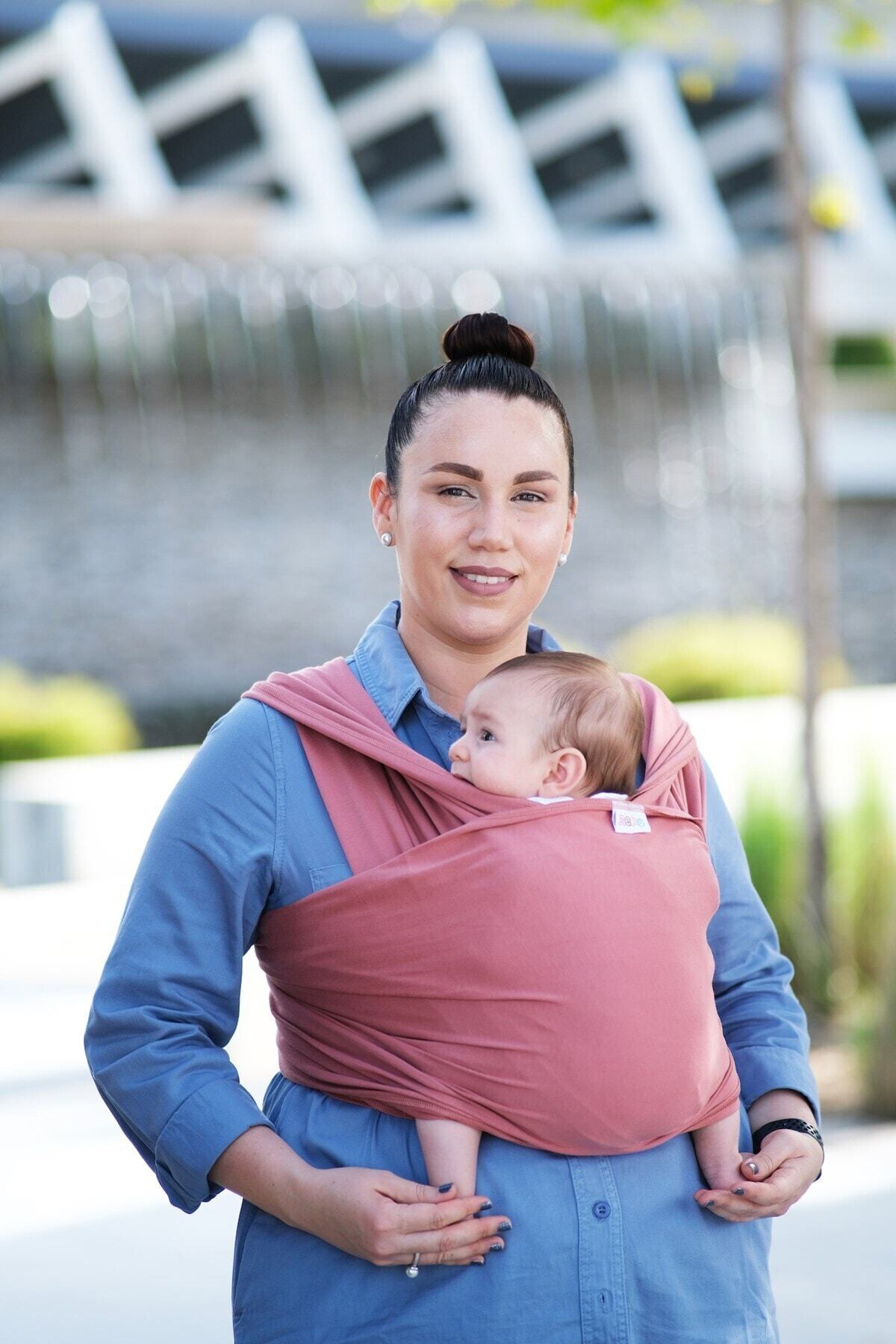 Neko Esnek Wrap Sling - Aragon fotoğrafı 3 (önizleme)