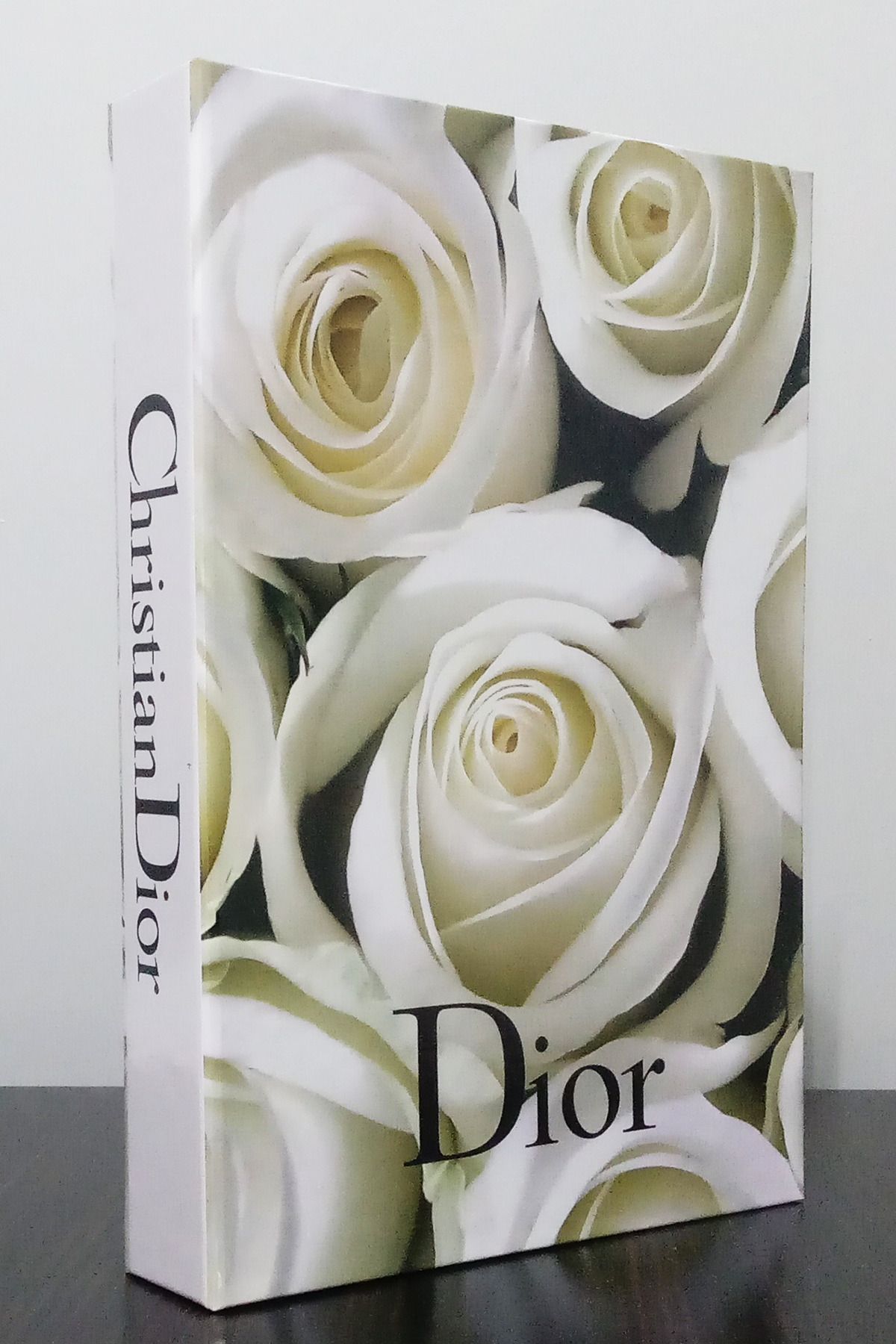 BayCazip-2-Piece Decorative Book Box with White Gilding & White Rose Theme 3