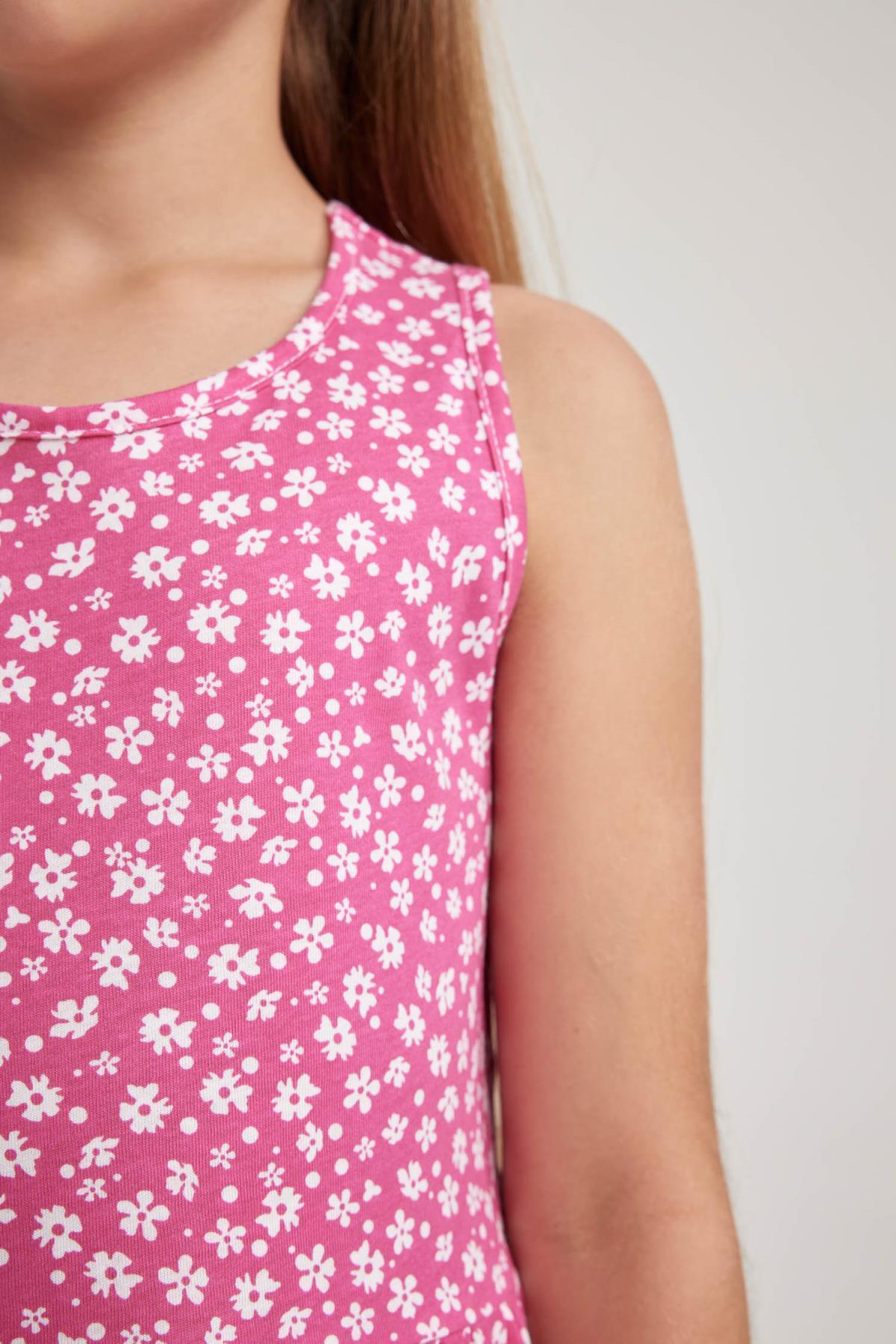 لباس مجلسی دخترانه صورتی دفکتوDefacto | B0673A823SM اورجینال - تصویر 5