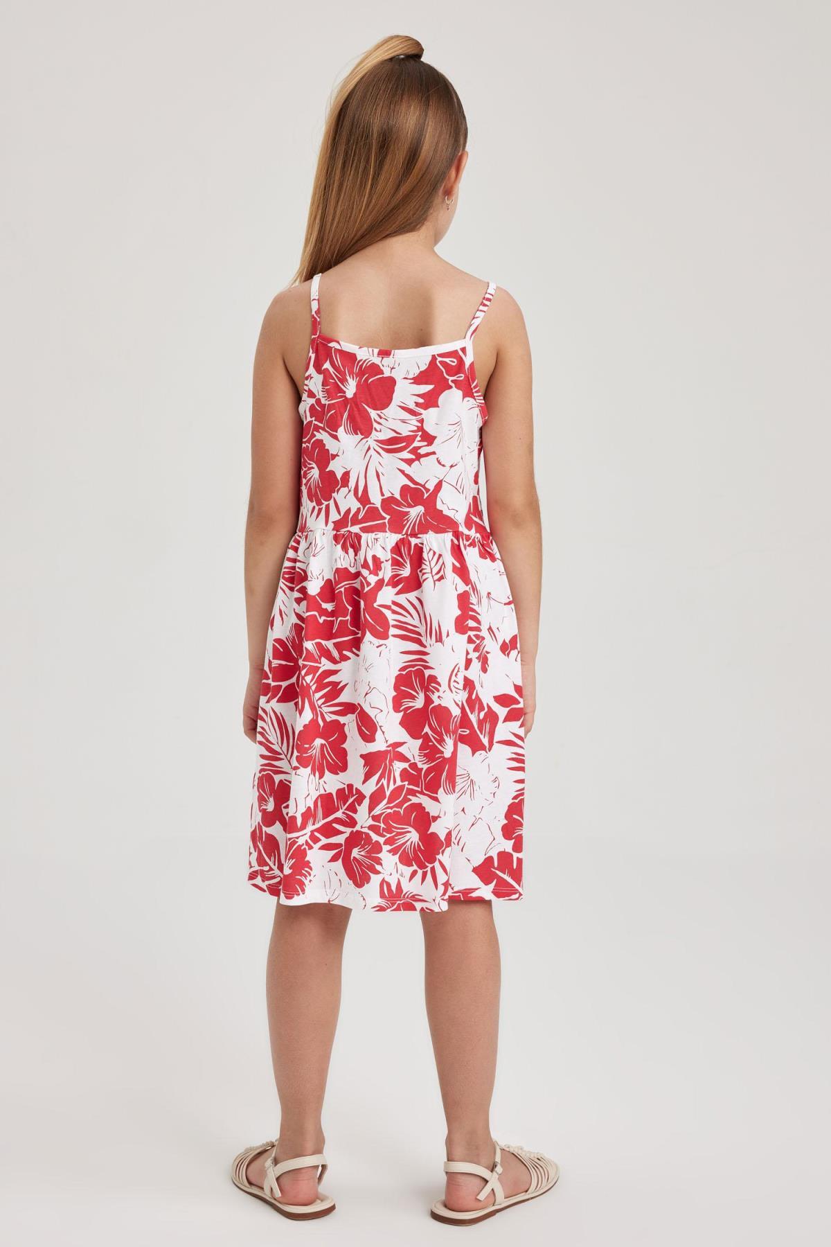 لباس مجلسی دخترانه قرمز دفکتوDefacto | B0674A823SM اورجینال - تصویر 6