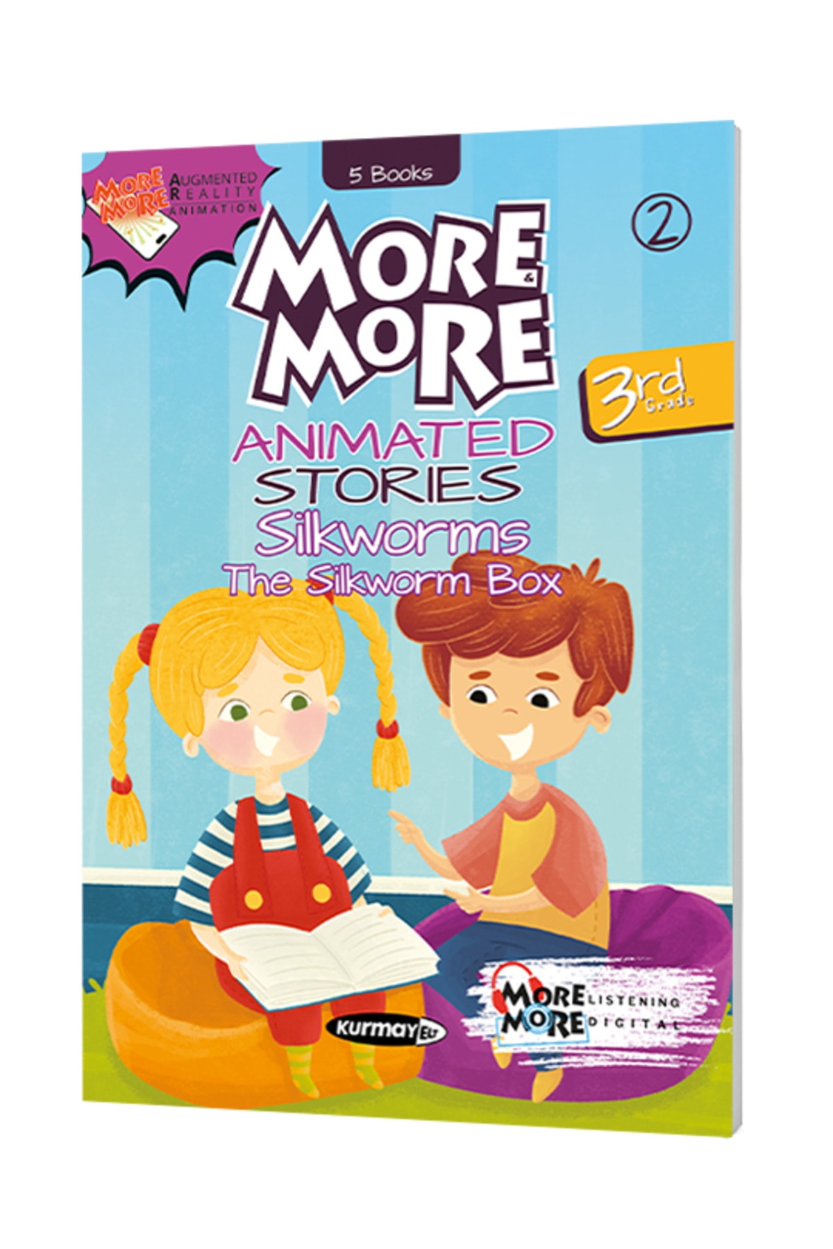 Genel Markalar More And More 3 Sınıf İngilizce Hikaye Seti Animated Stories Sılkworms fotoğrafı 2 (önizleme)