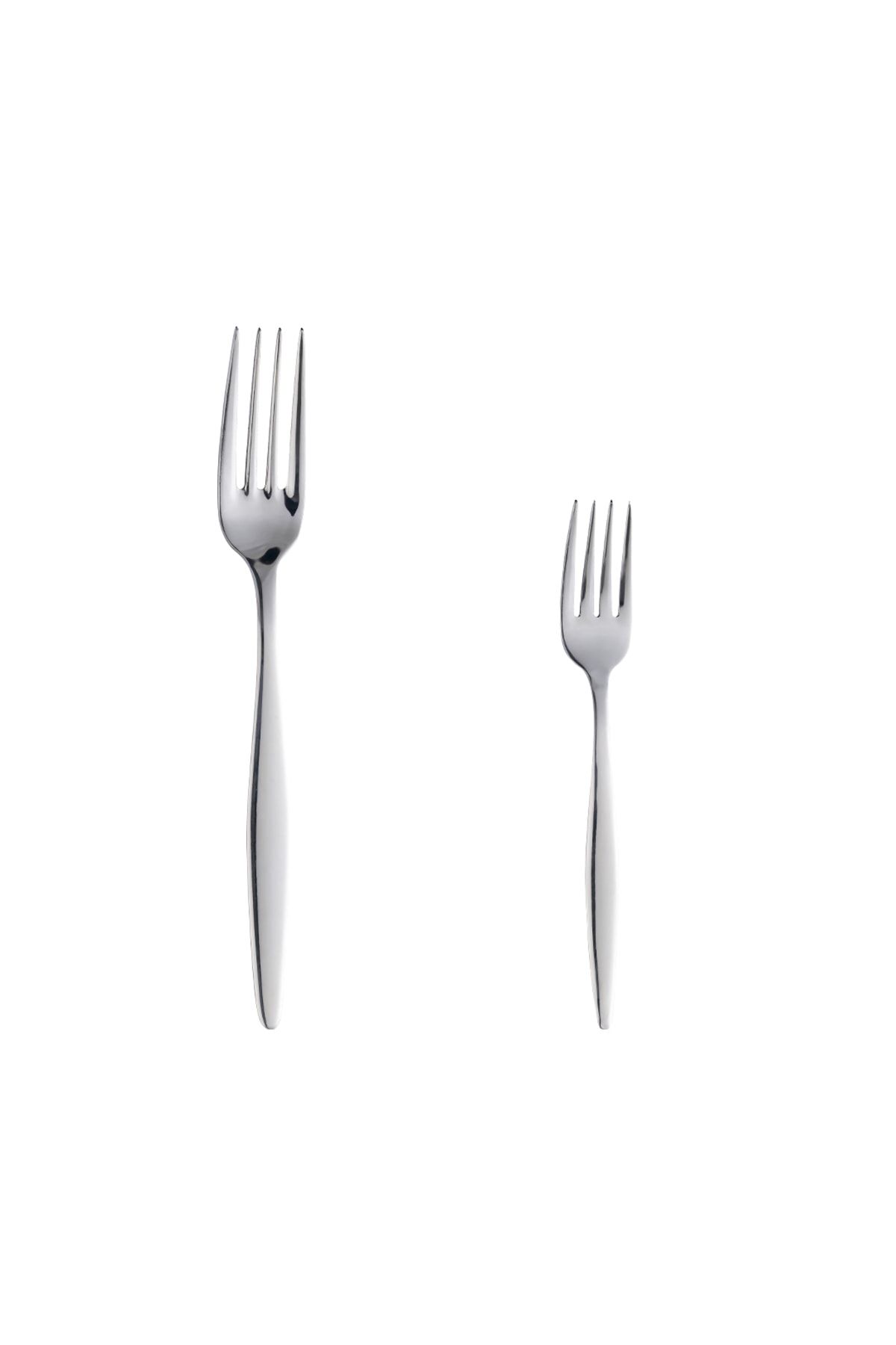 Mamma-Camellia Plain 84 Pieces 12 Person Cutlery Set 4
