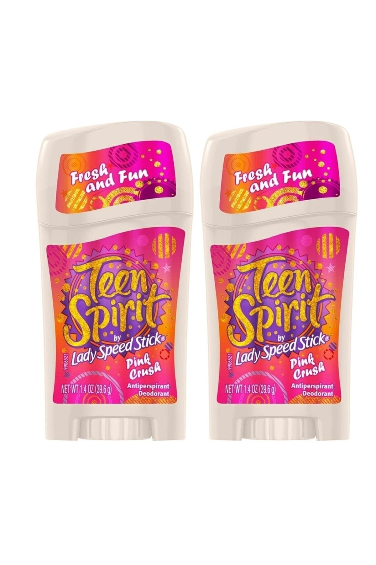 Lady Speed Stick Teen Spirit Pink Crush Deodorant 39.6 Gr X 2 Adet