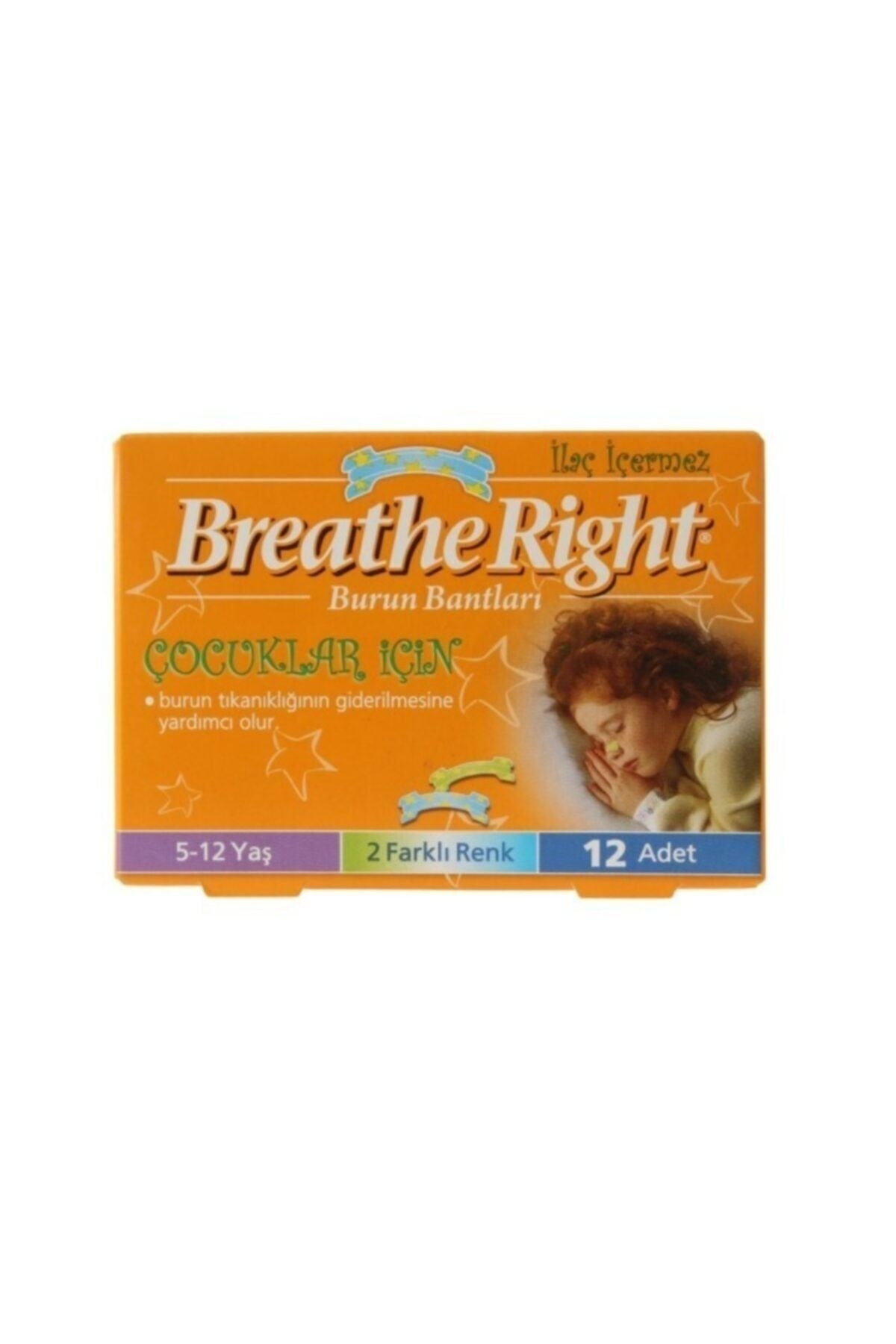 Marka BREATHE RİGHT BURUN BANDI-ÇOCUKLAR İÇİN-12Lİ