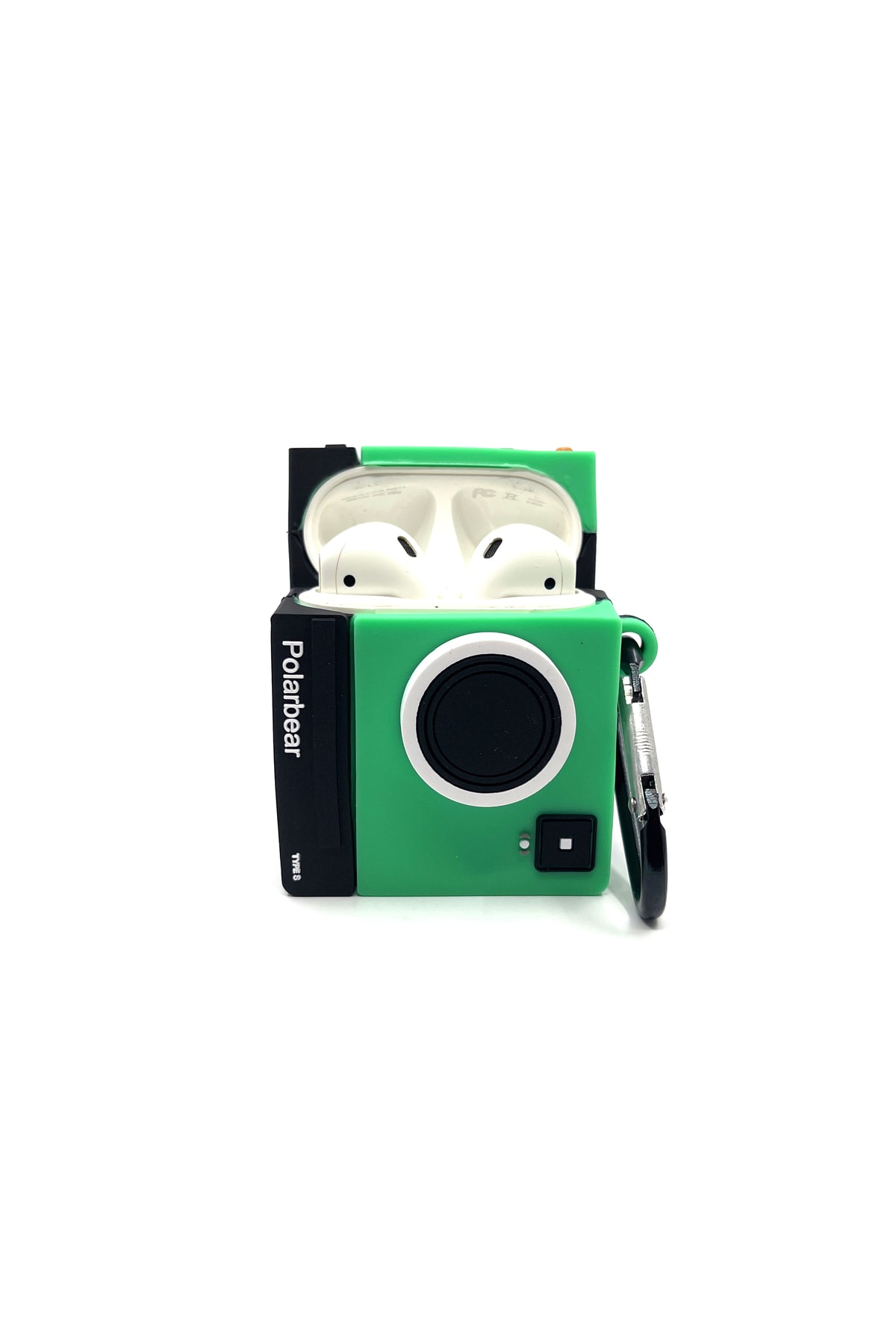 Kamera Mint Yeşili Polarbear Tasarımlı Hediye Kılıf 5