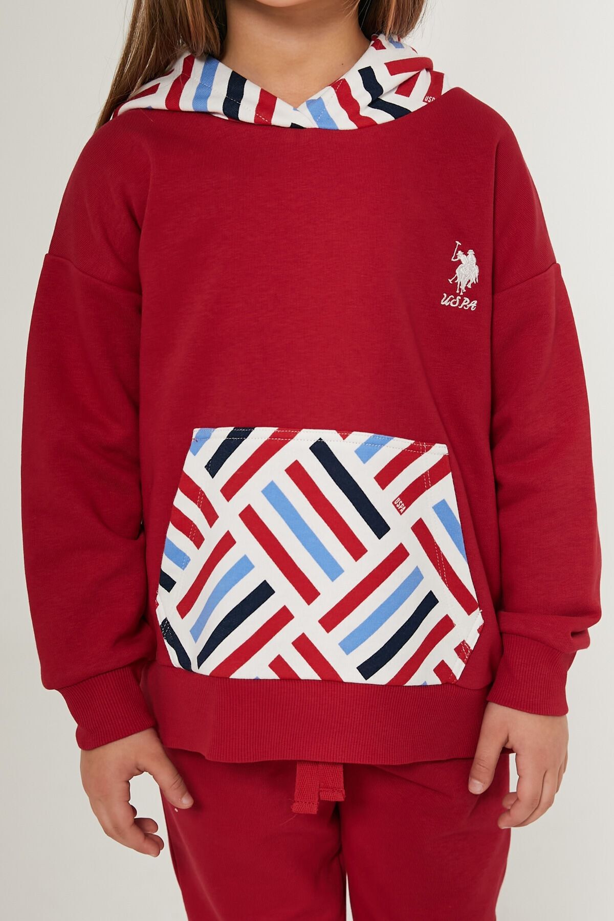 Black and red sale polo sweat suit
