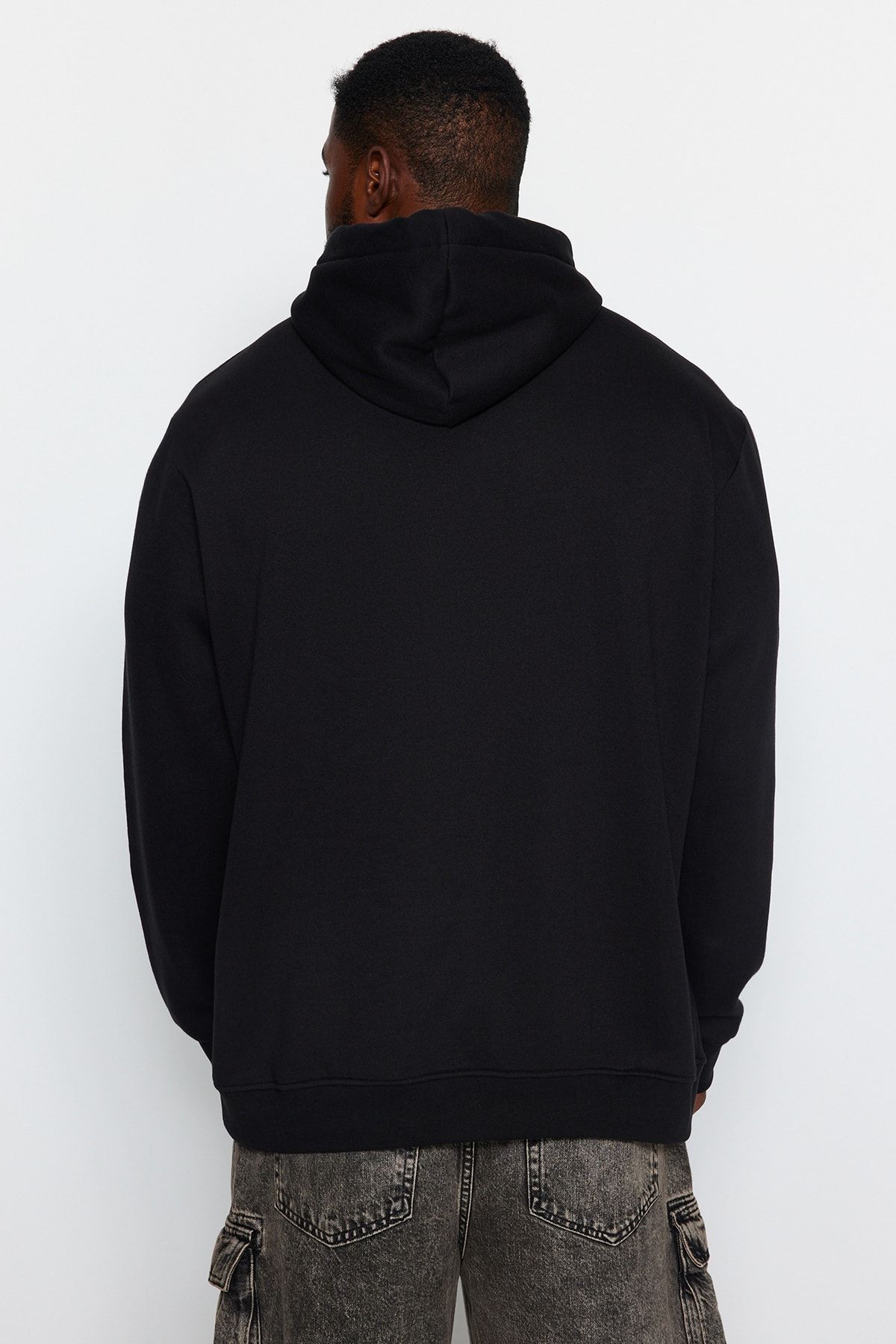 Normal sales black hoodie