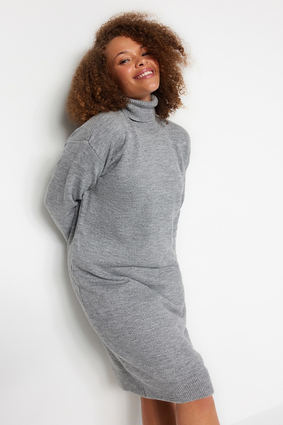 Grey dress top size 18