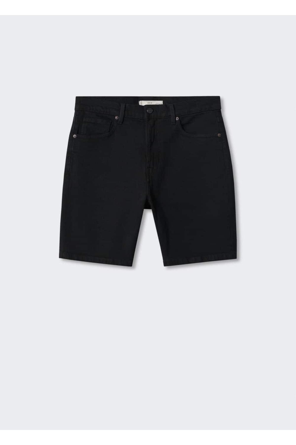 MANGO Man-Regular fit denim bermuda shorts 18