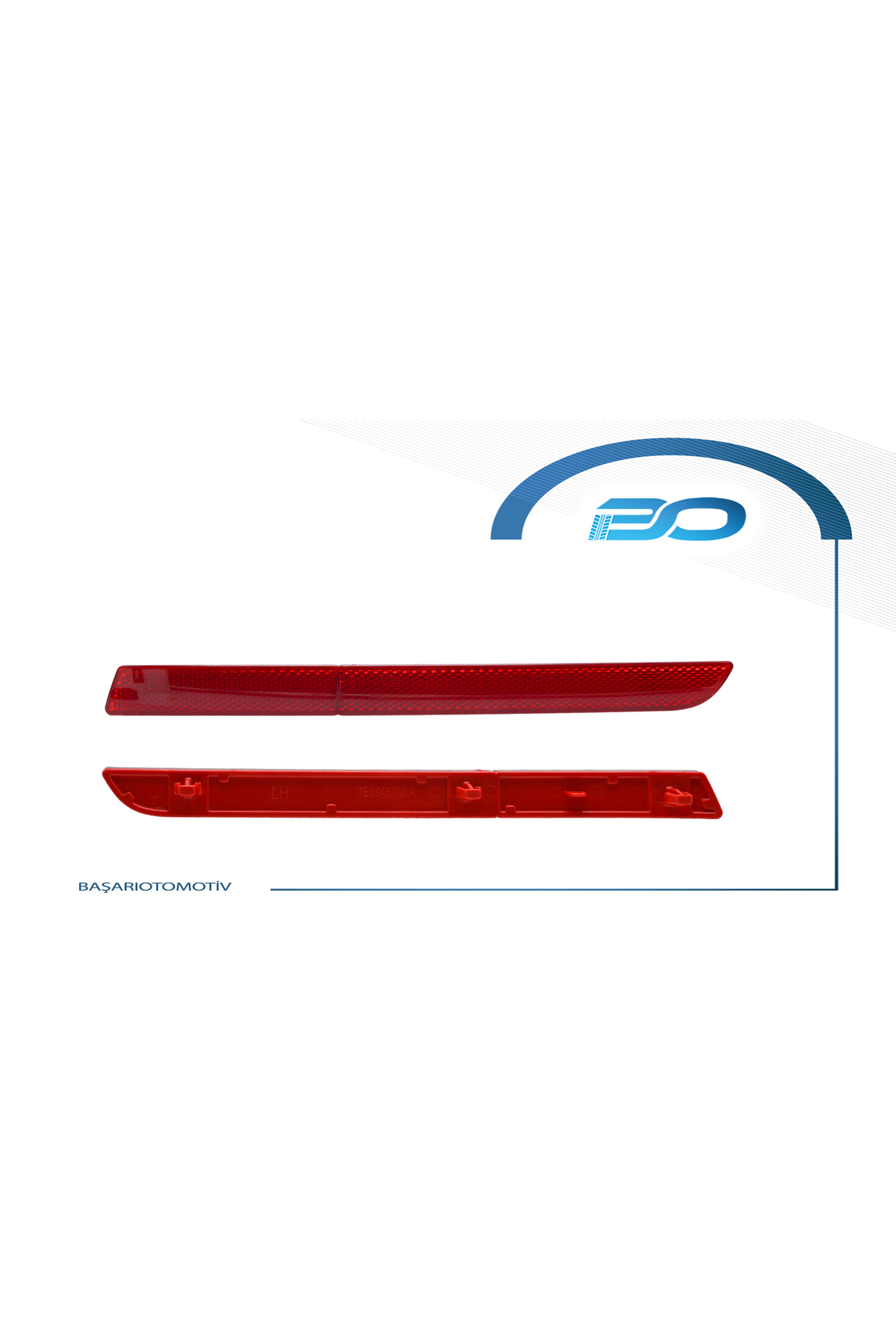 PROMOLINK Stoßstangen-Reflektor Links Für VW Transporter T5 T6 - Original Ersatz 7E0945105A