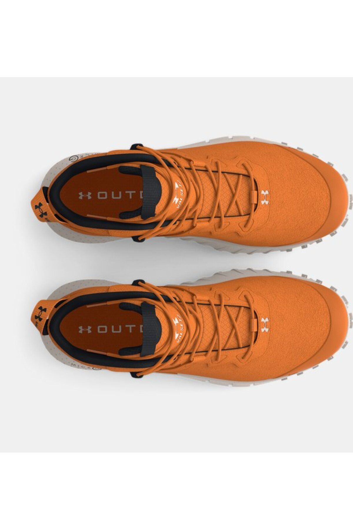 کفش های فضای باز نارنجی مردانه UA Micro G® Valsetz Trek Mid چرمی Tactical 302557 800 Under Armour