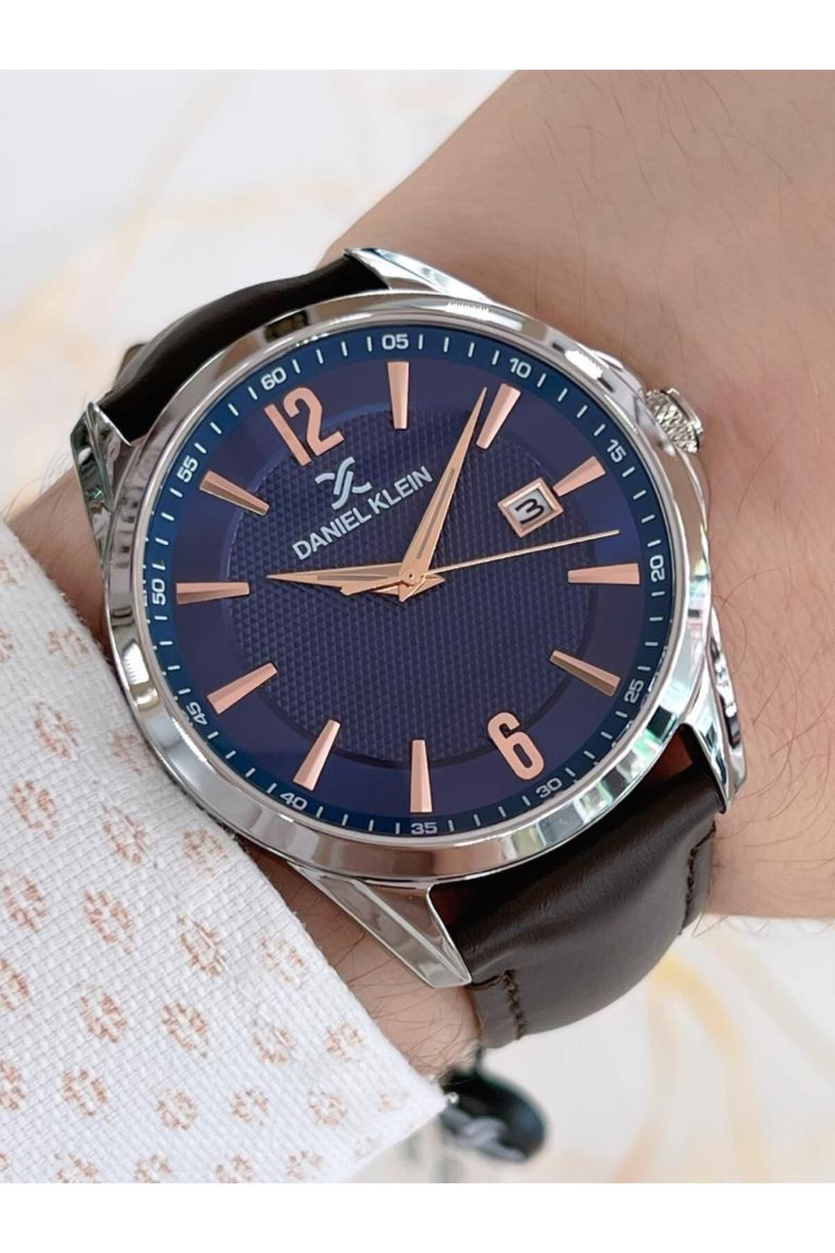 Daniel Klein Watch Silver colored Brown Trendyol