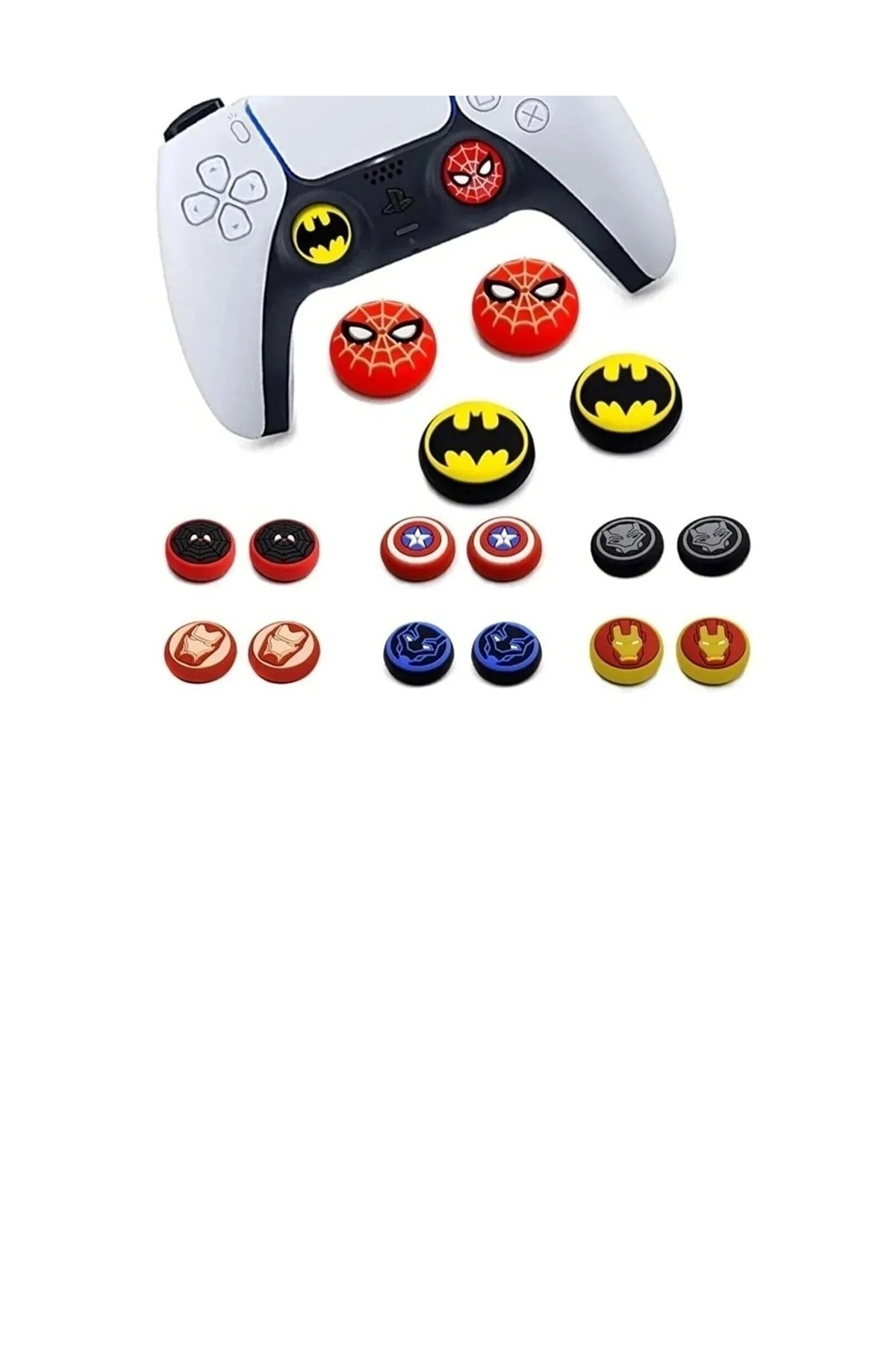 Ps5/Ps4/Ps3/Xbox One/One X/One S/Series X/Series S Süperman 2 Adet Analog Koruyucu 3