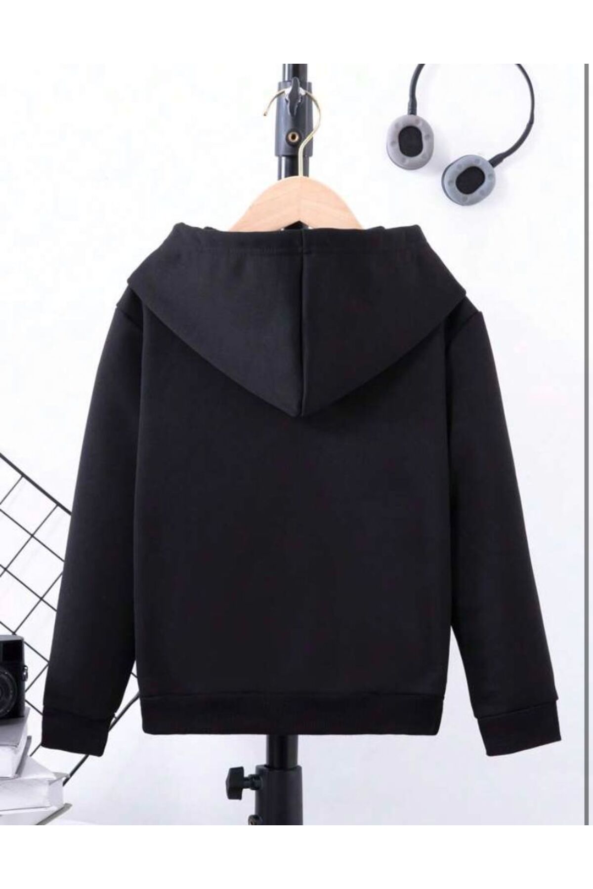 سویشرت پسرانه مشکی MORNİNG KİDS | kış اورجینال - تصویر 2