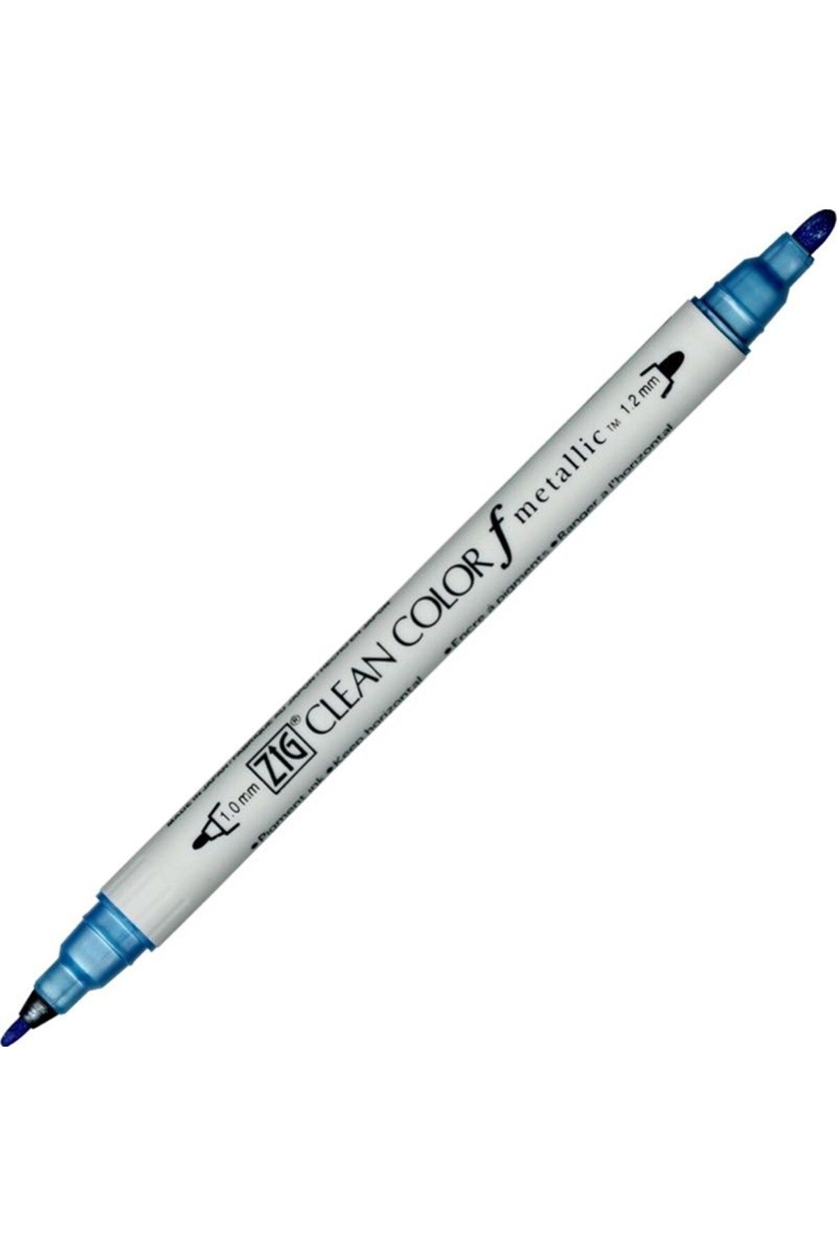 Zig-CLEAN COLOR F METALLIC TCS-8000 125 BLUE - (6 Pieces) 1