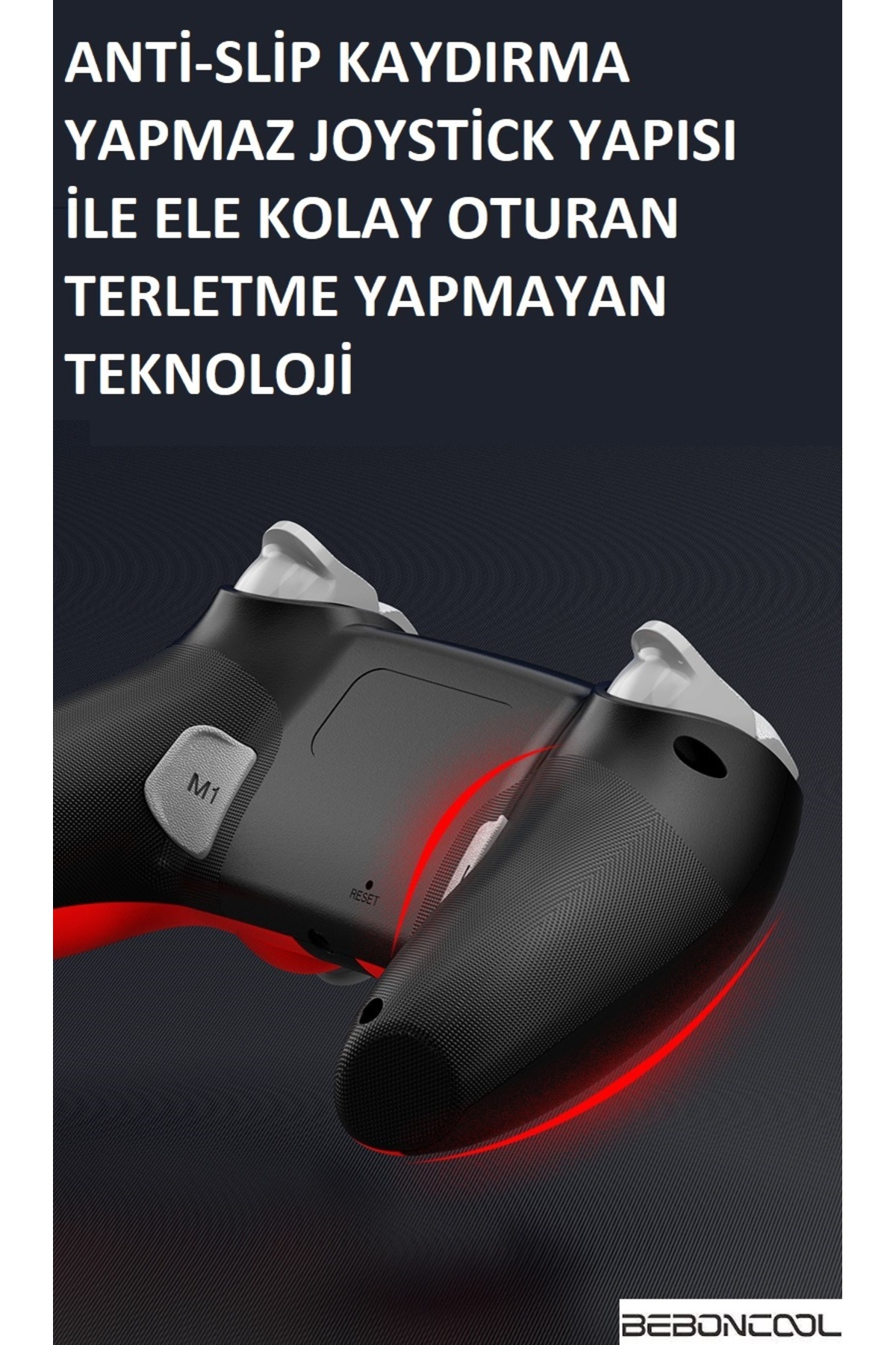 P08 PS4-PS3-Nintendo Switch-PC-IOS Uyumlu Çift Titreşimli Joystick Gamepad Kol 5