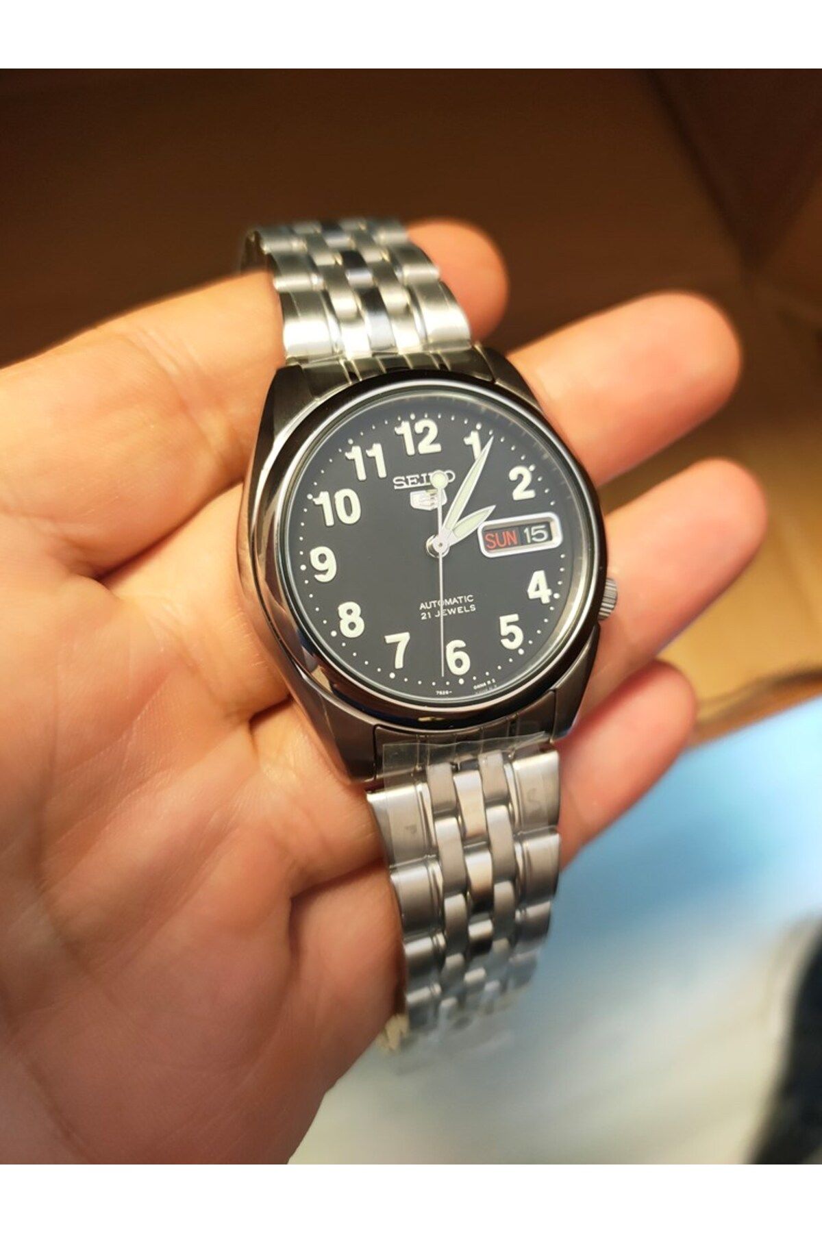 Seiko Snk381k1 Numeral Automatic Men s Wristwatch Trendyol