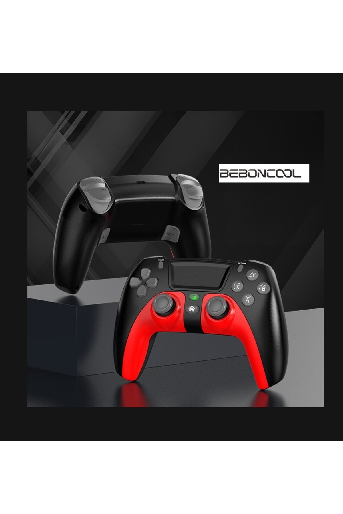 P08 PS4-PS3-Nintendo Switch-PC-IOS Uyumlu Çift Titreşimli Joystick Gamepad Kol