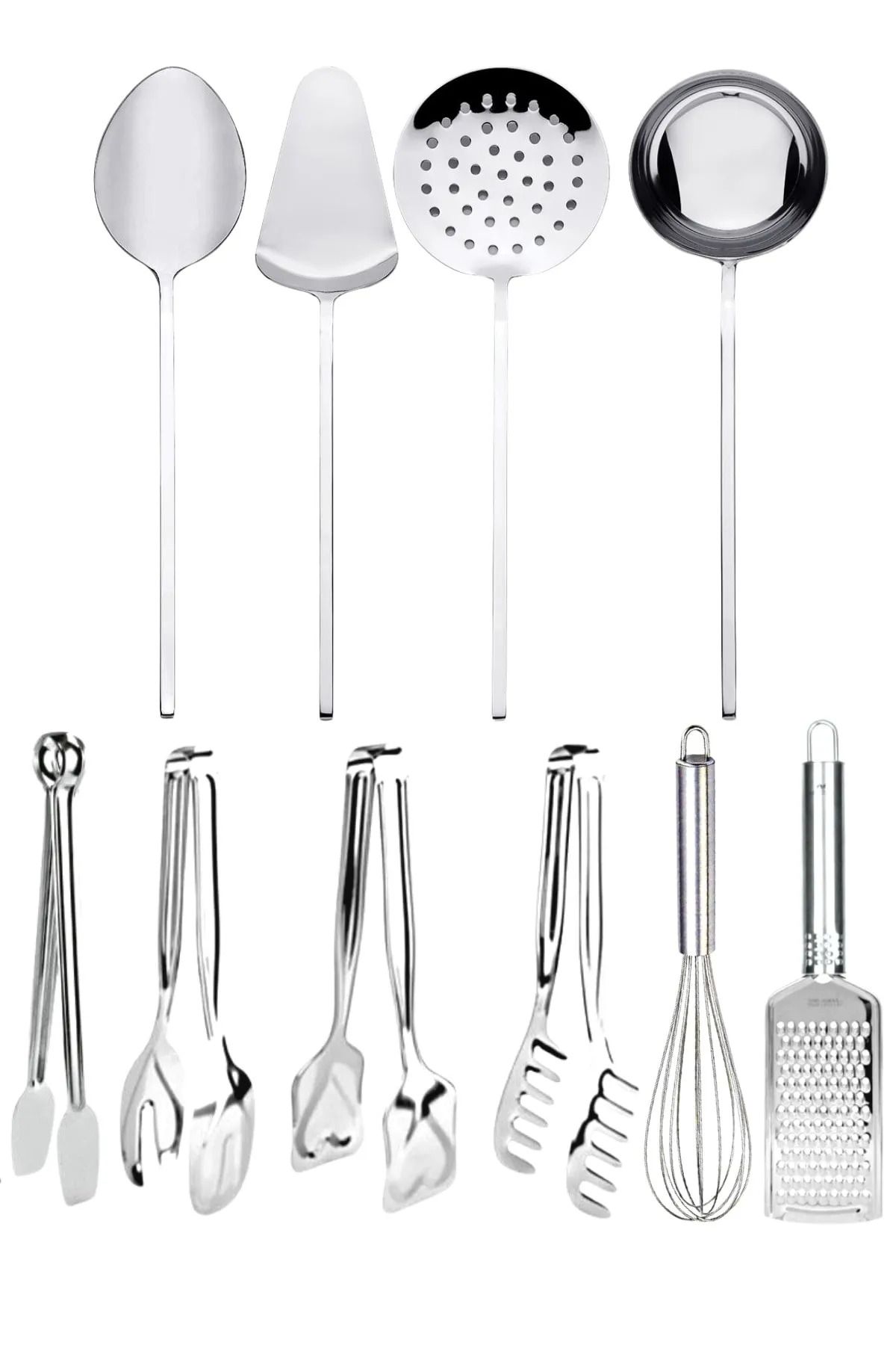 Practical Household Appliances Set Service Tongs Set Bucket Colander Set Spatula Colander Ladle Set Tongs Set