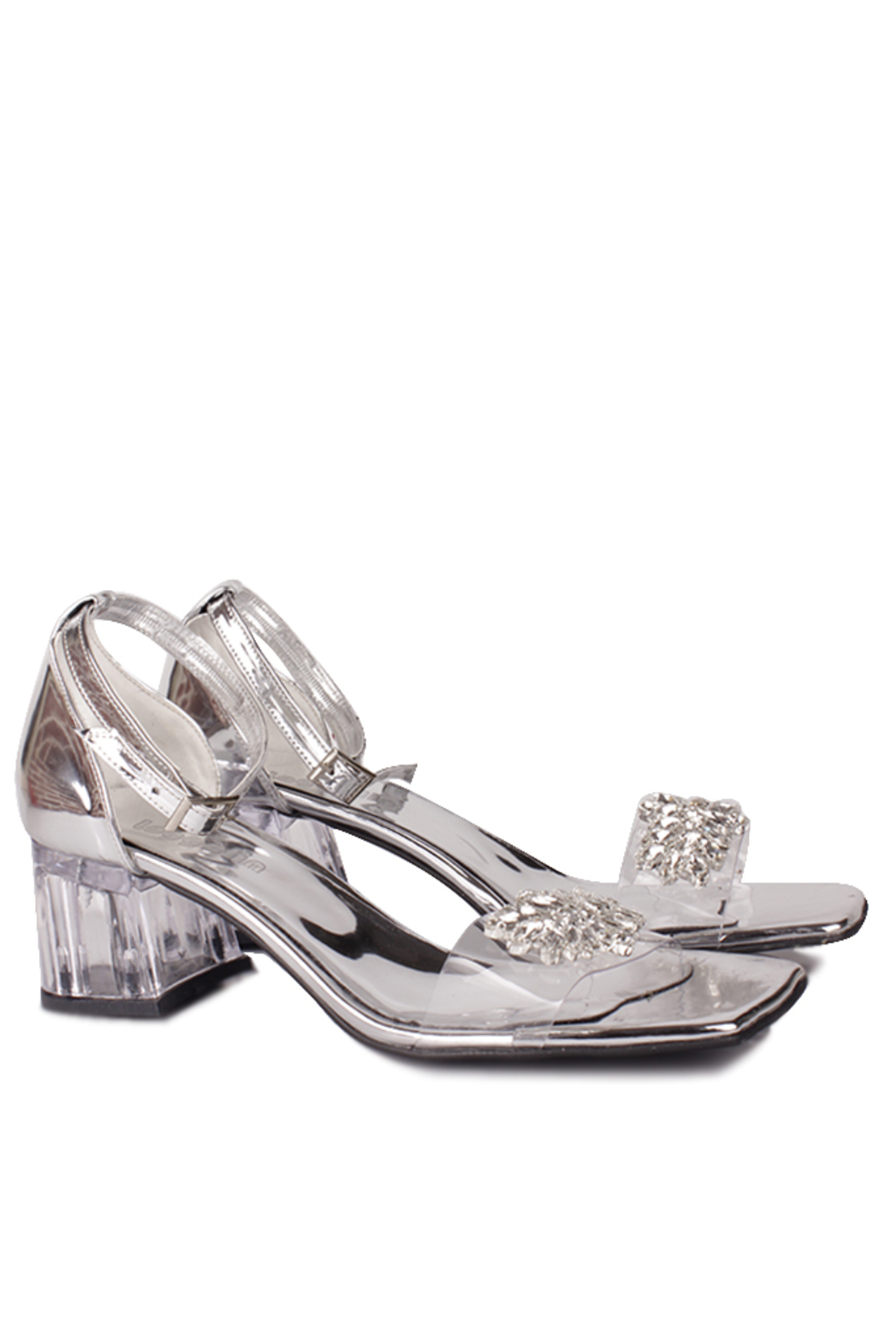صندل زنانه نقره اي Fitbas | MR_111273_771 اورجینال - تصویر 2