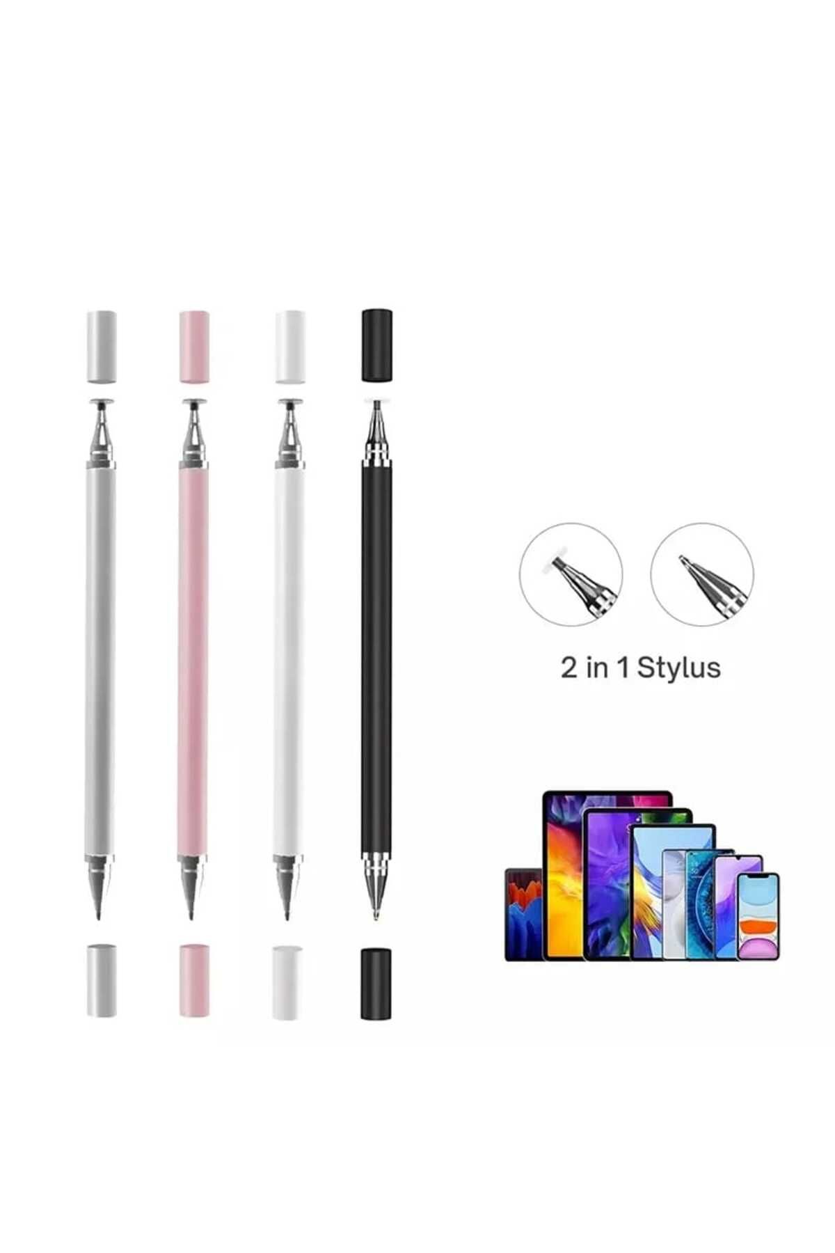 Asfal-Android and iOS Compatible Touch Pen 2 in 1 Pen Stylus Pen Compatible with All Phones and Tablets 4