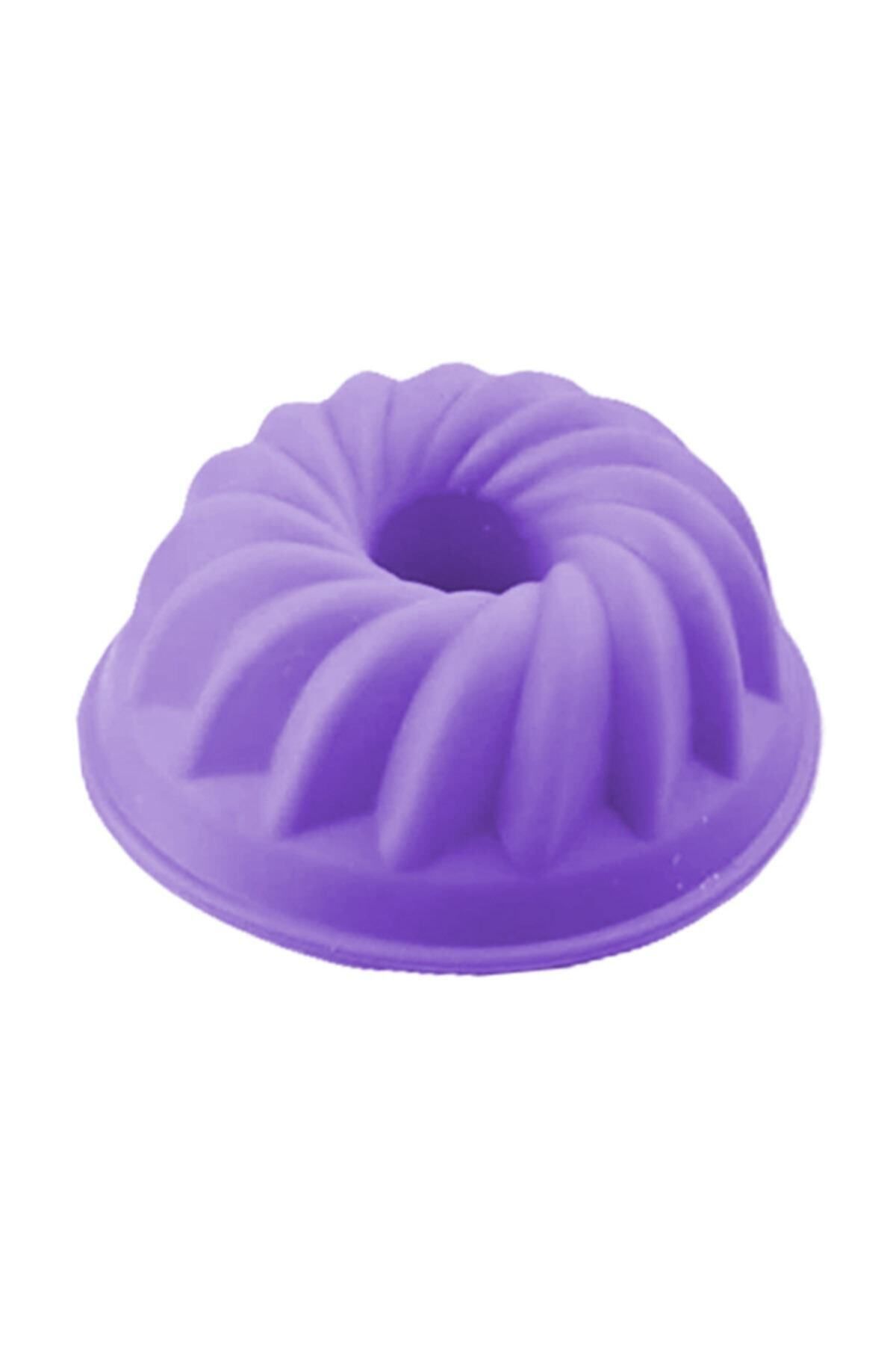 bimbambom-Silicone Muffin Purple Cup Cake Mold 12 Pieces 3