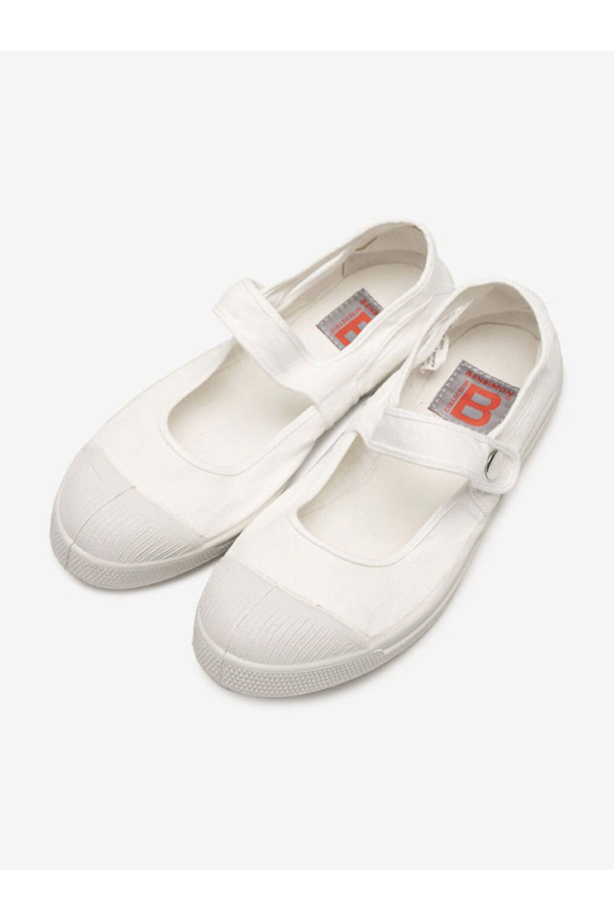 Bensimon BALLERINE MARIE JANE ENFANT BLANC BEYAZ OCUK AYAKKABISI
