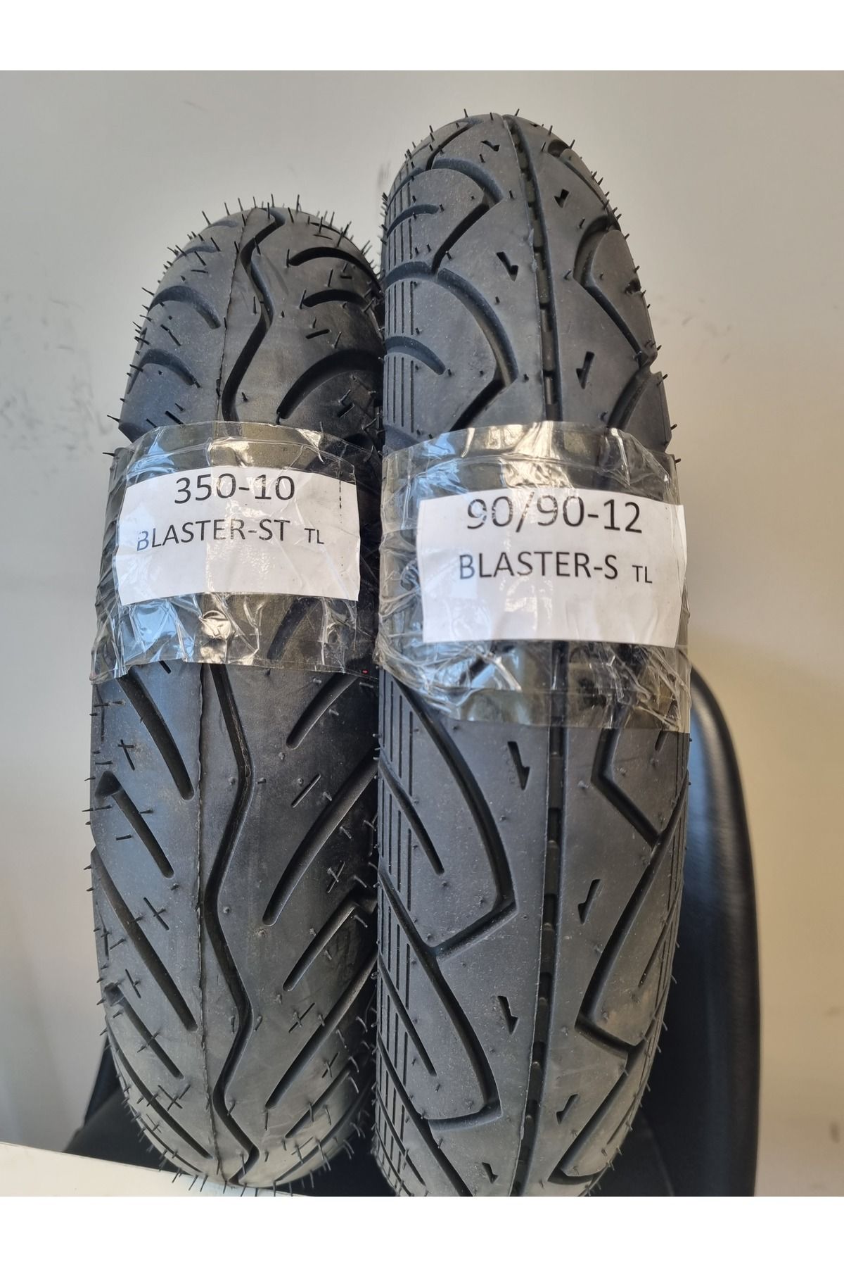 RALCO TYRES HONDA SPACY, ACTİVA-S, SPONTİNİ ÖN/ARKA LASTİK 350-10, 90/90-12 SET DUBLEKS BLASTER-S/ST BLASTER-S/ST