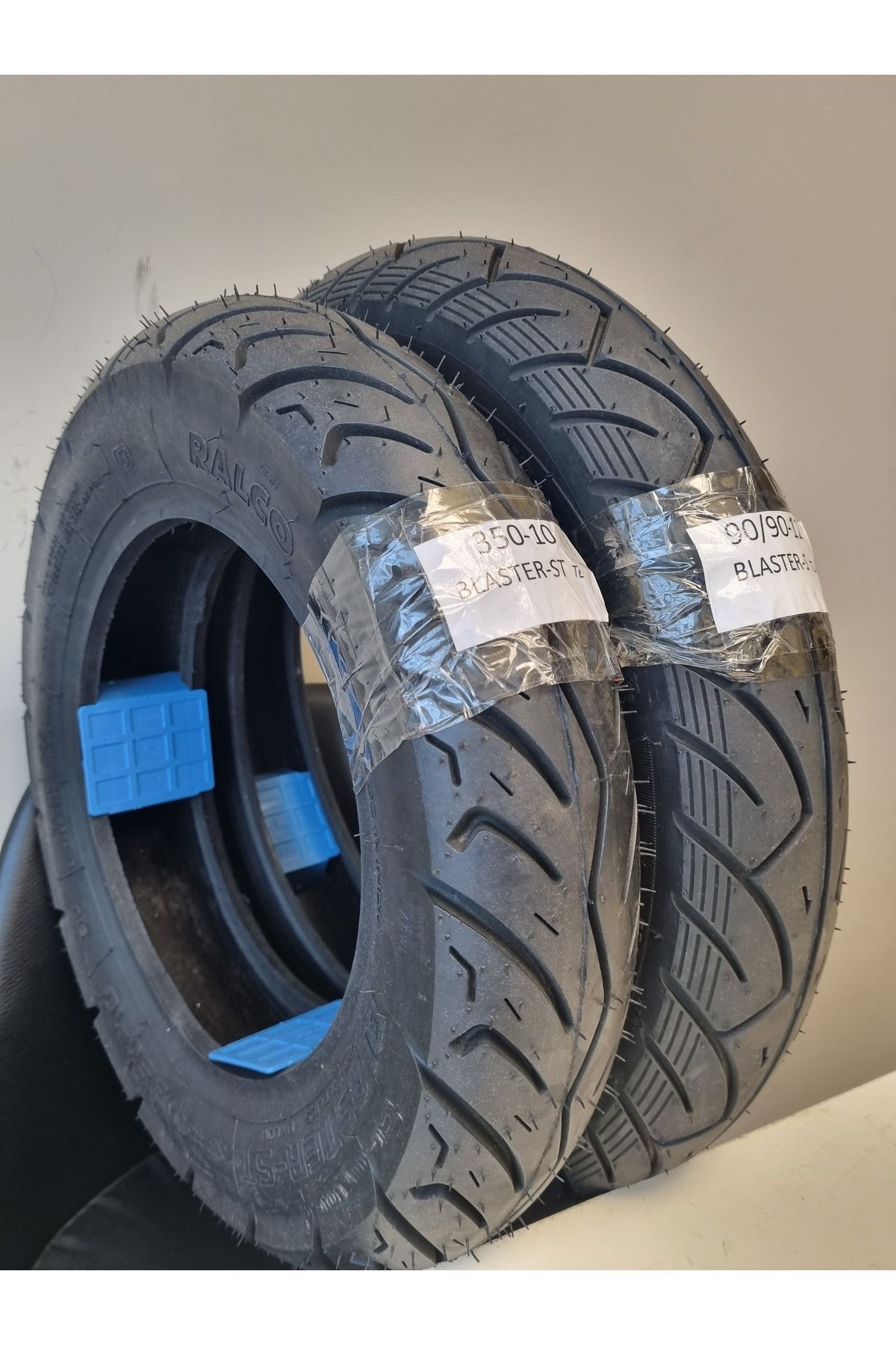 RALCO TYRES HONDA SPACY, ACTİVA-S, SPONTİNİ ÖN/ARKA LASTİK 350-10, 90/90-12 SET DUBLEKS BLASTER-S/ST BLASTER-S/ST