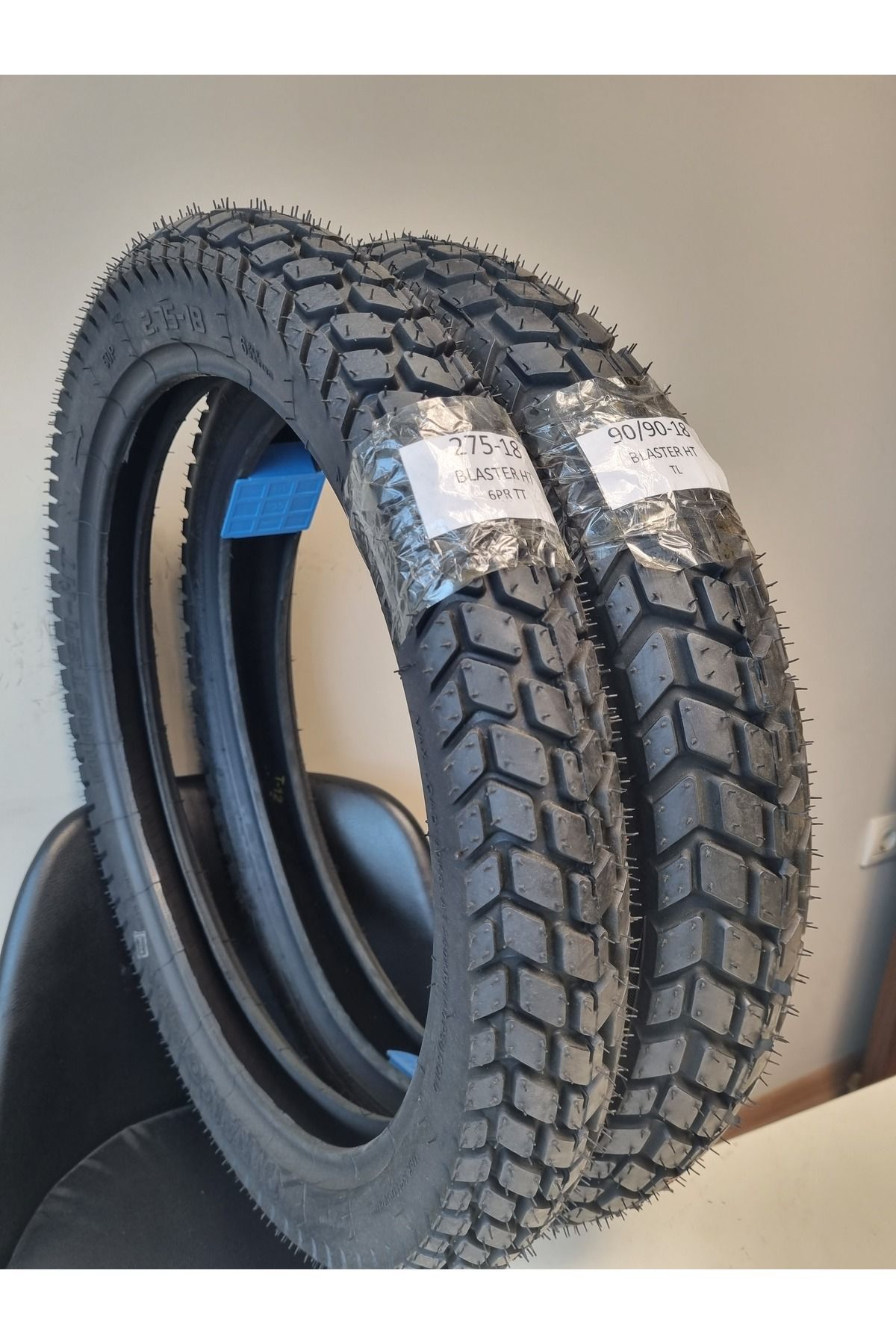 RALCO TYRES Honda Cbf 150 / Cb 125e Ön/arka Set 275-18(TUBETYPE) Ve 90/90-18 Lastik(TUBELESS) BLASTERHT SET