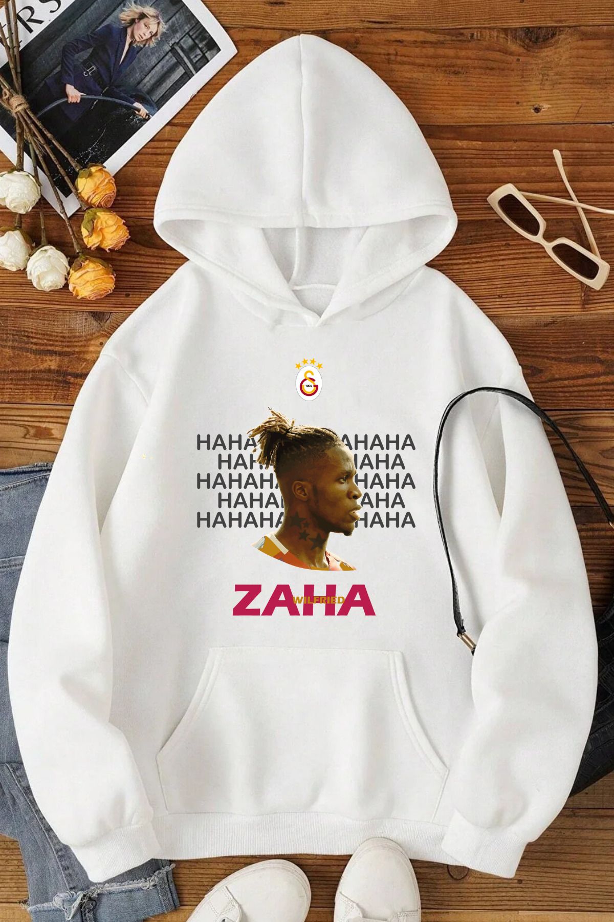 AMMA Unisex Wilfried Zaha Printed Oversize 100 Cotton Hooded