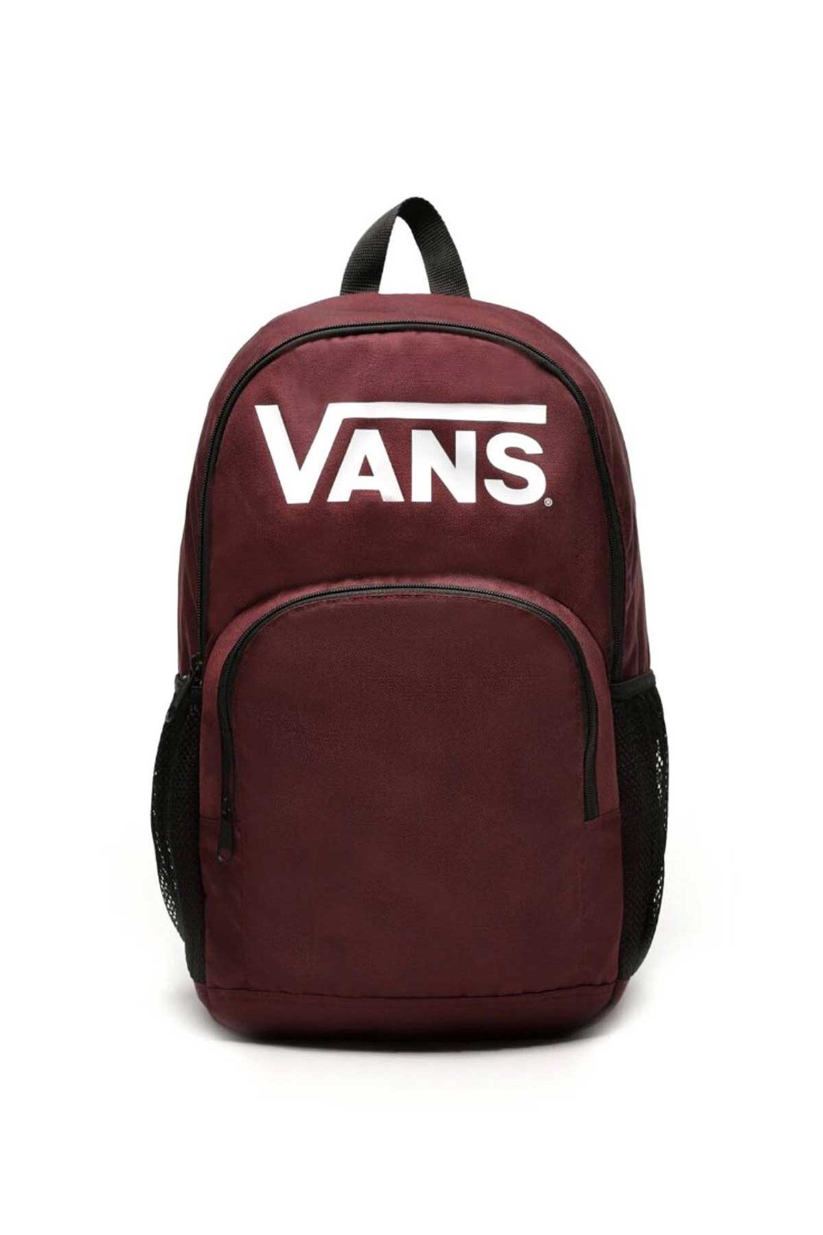 Burgundy vans bag top