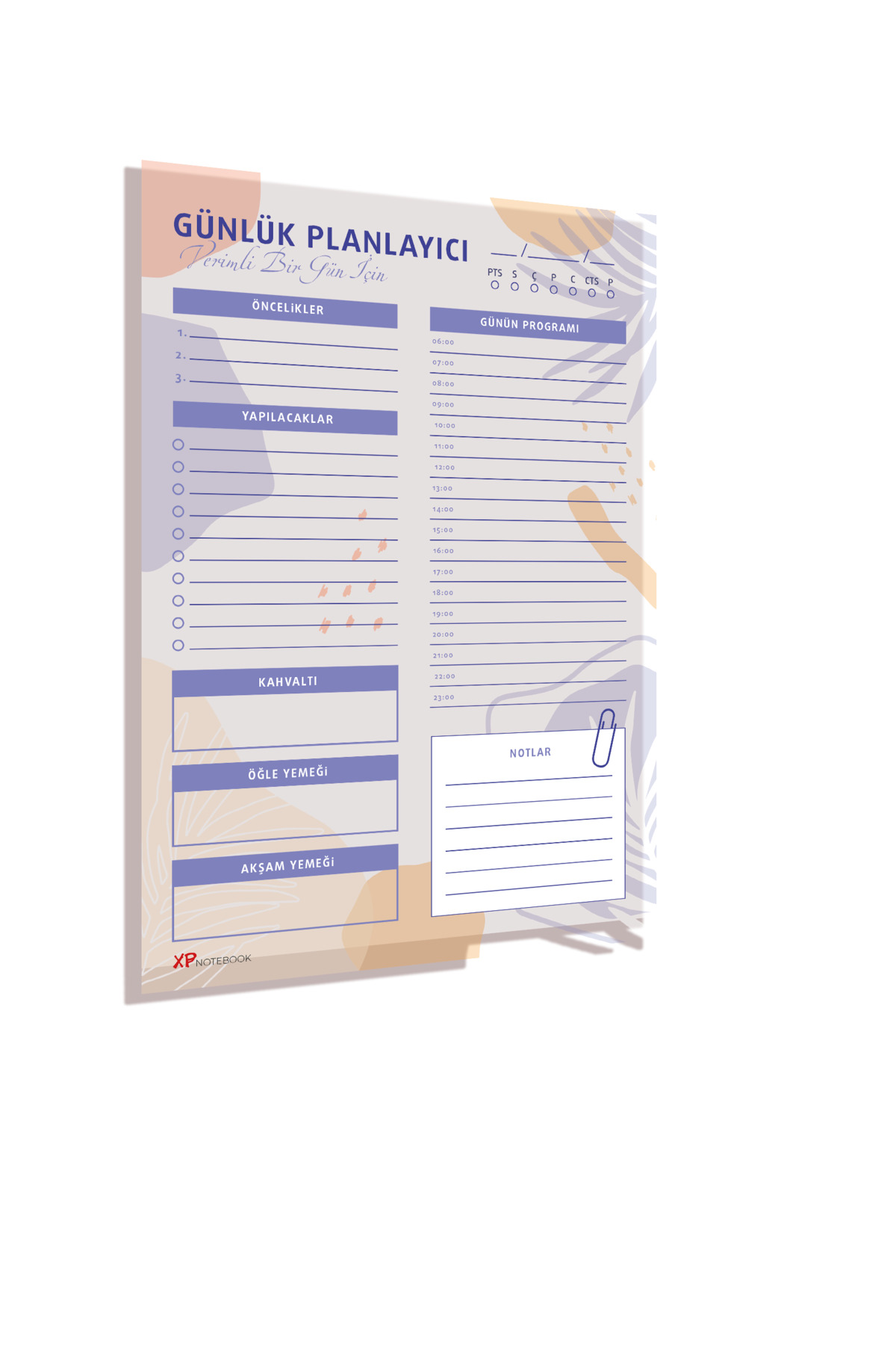 Xp Koç Günlük Planlayıcı 30 Yaprak Evde Okulda İşte & Planlama ...