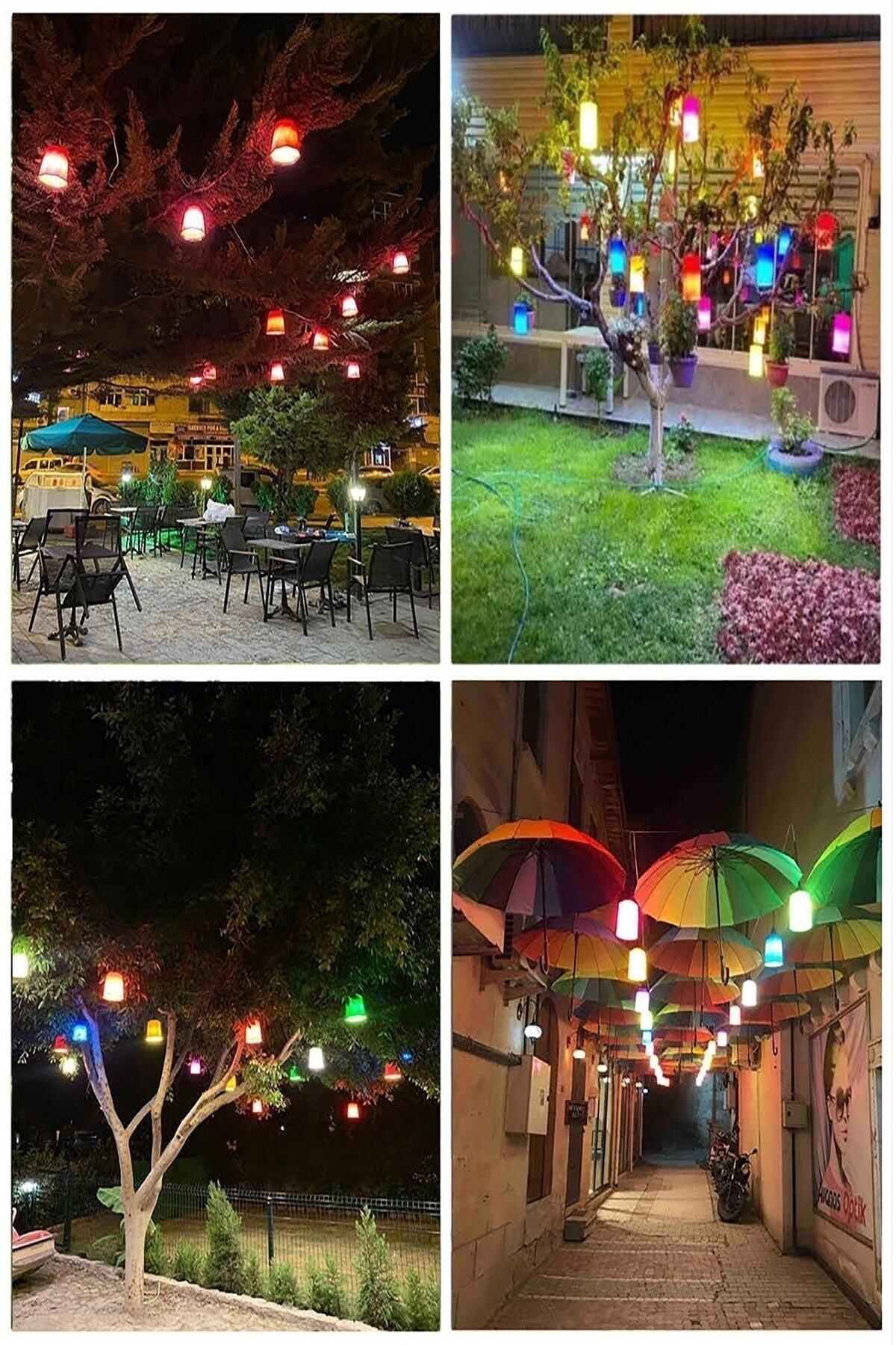 Dekoratif Ağaç Feneri, Bahçe aydınlatma 10 adet Aydınlatması, Ağaç Feneri, Bahçe Düzenlemesi, Ağaç Feneri, Fener