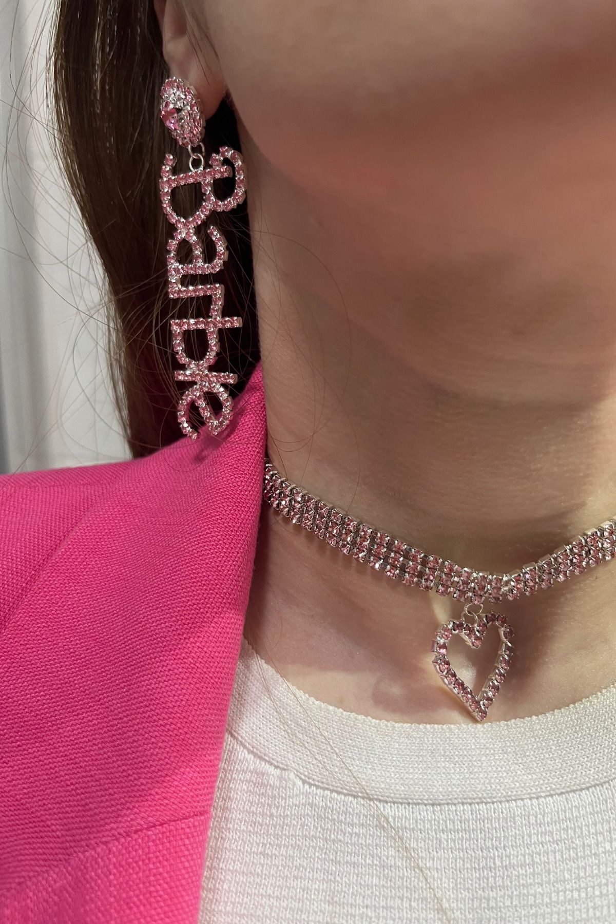 Pink shop jewelry aesthetic