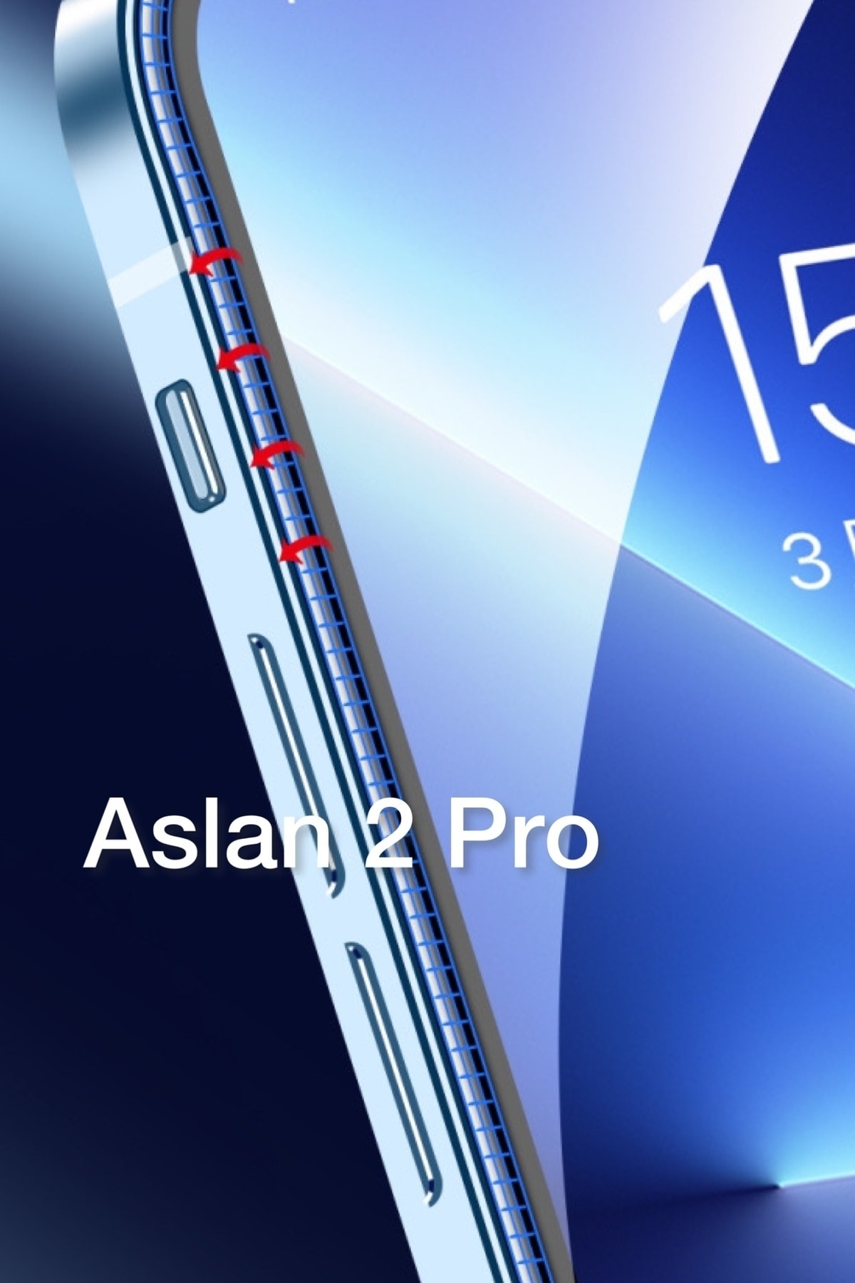 iphone 13ProMax-14Plus Aslan 2 Pro Ekran Koruyucu Kırılmaz CAM Kavisli Anti Static Çizilmez Cam 5