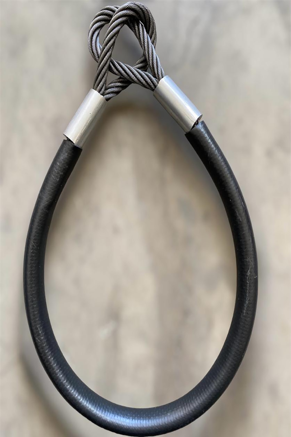 PADRİ motorsiklet 1,1 Metre 10 mm kesilmez Çelik Halat 10 Mm Kalınlık Motorsiklet Çelik Halat