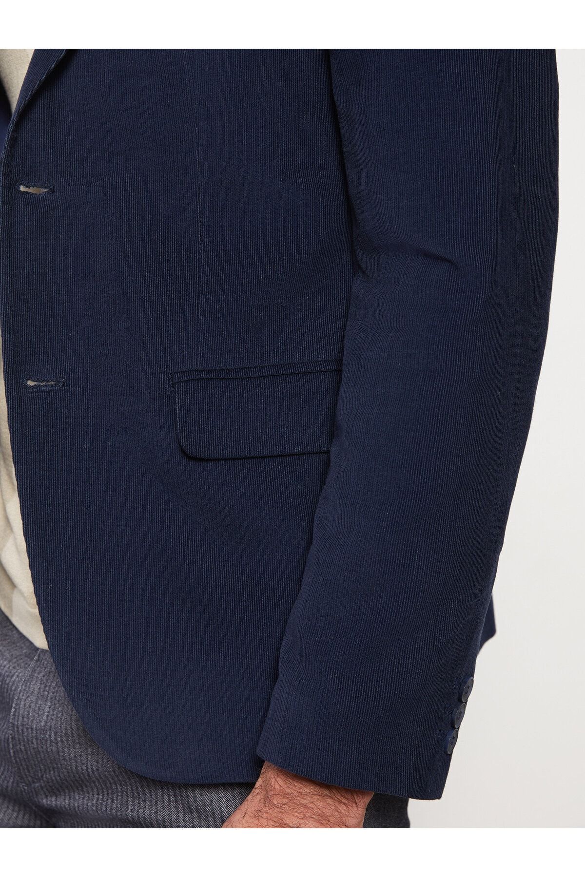 LC Waikiki-Standard Mold Velvet férfi blézer dzseki 4