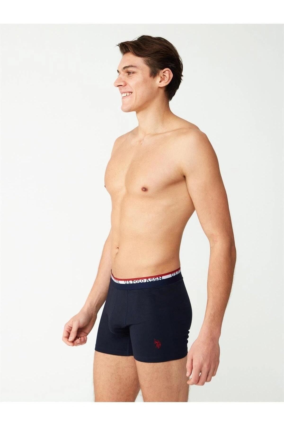 باکسر مردانه رنگارنگ فاق نرمال | یو ای پولو U.S. Polo Assn. US.01.80489 - تصویر 7