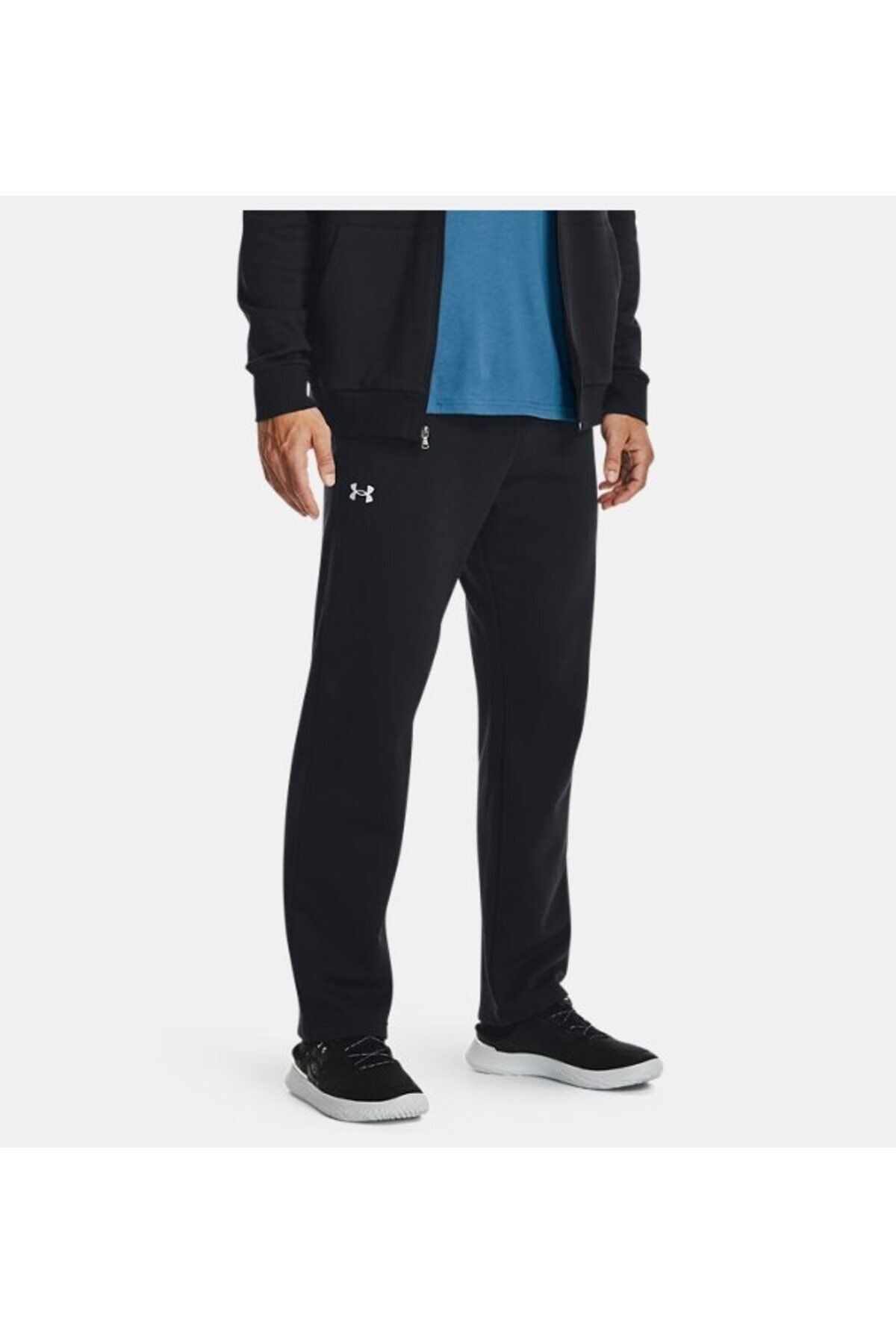 شلوار گرمکن ورزشی مشکی مردانه پانت رقیب 1379868 001 اورجینال Under Armour