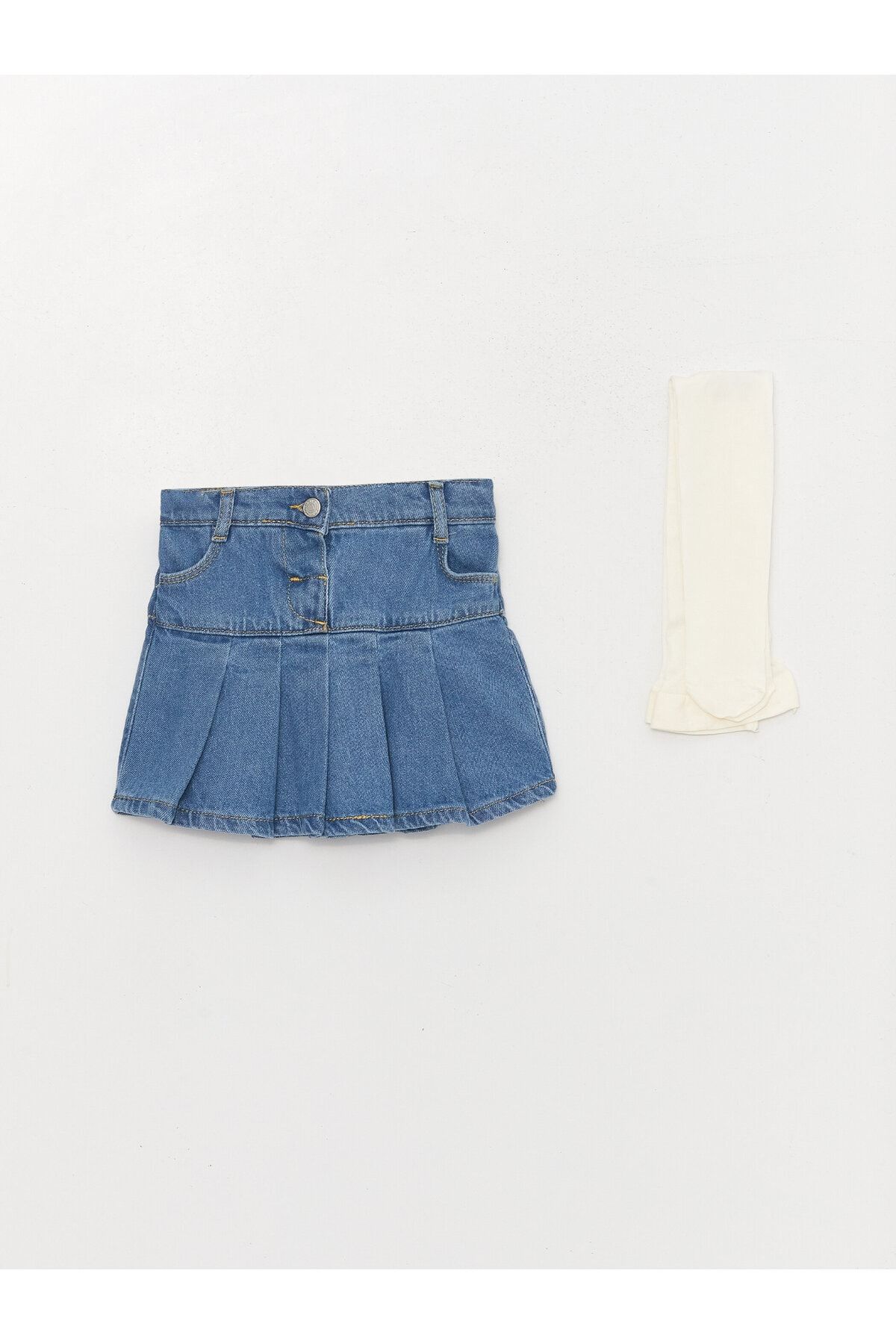 LC Waikiki Skirt Blue Mini Trendyol