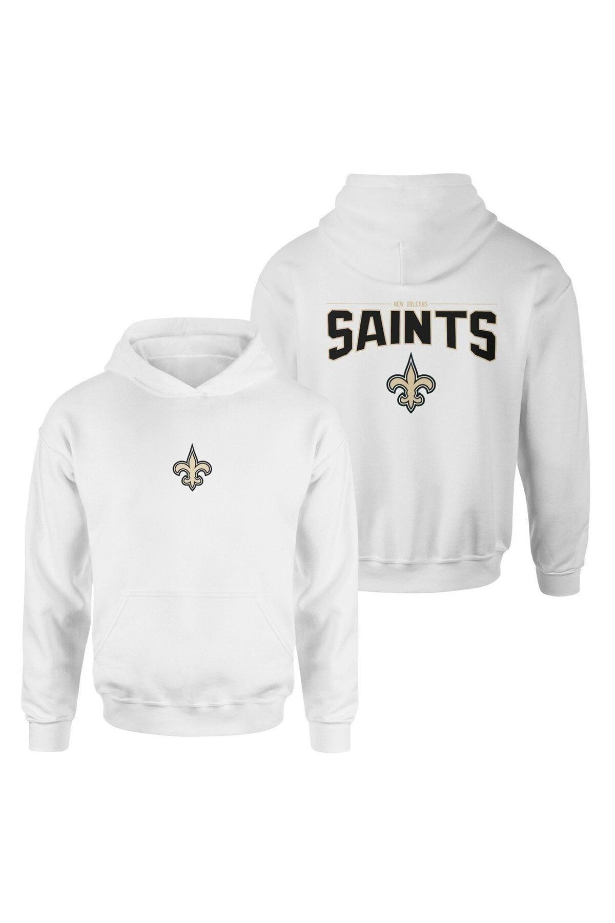 NSJ SPORTIVE New Orleans Saints NZ White Hoodie Trendyol